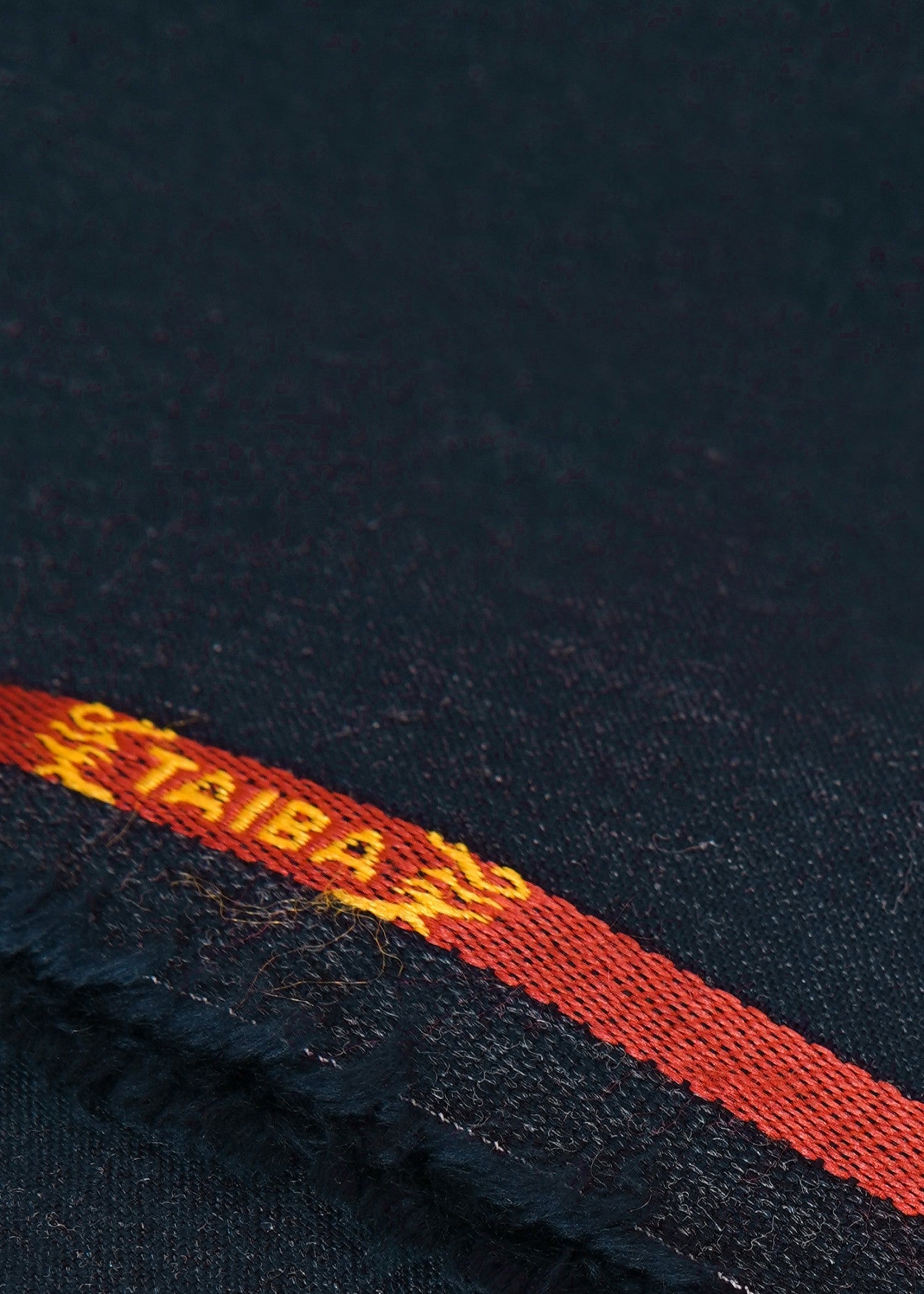 wool Unstitched in Charcoal black
