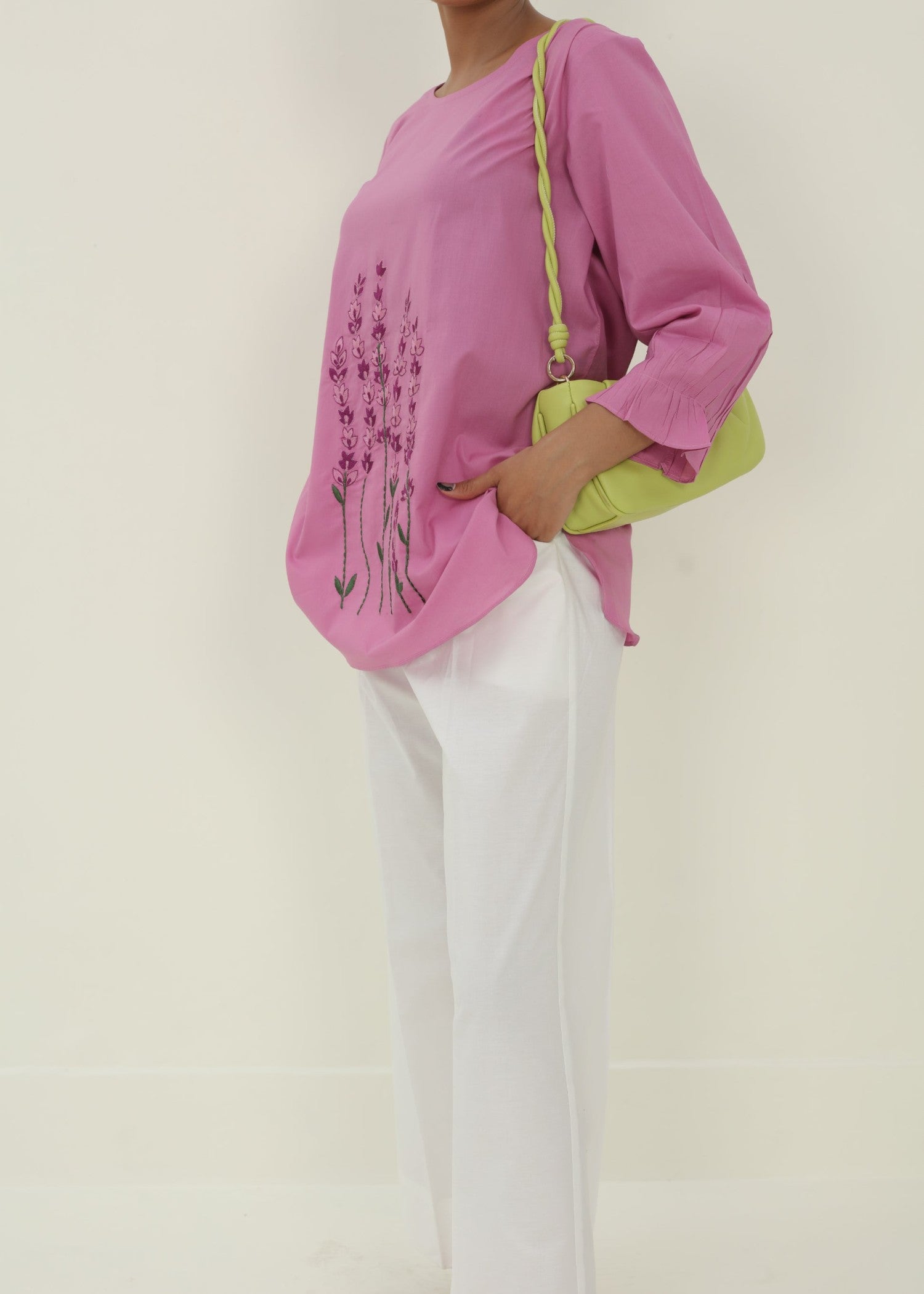 lawn Tunic in Lilac