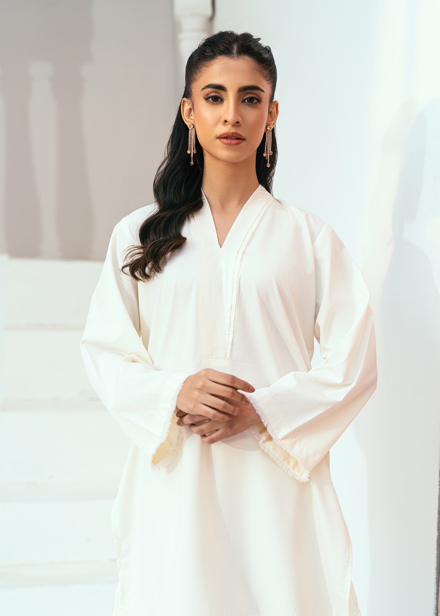 wash & wear Co Ord Sets in Cream