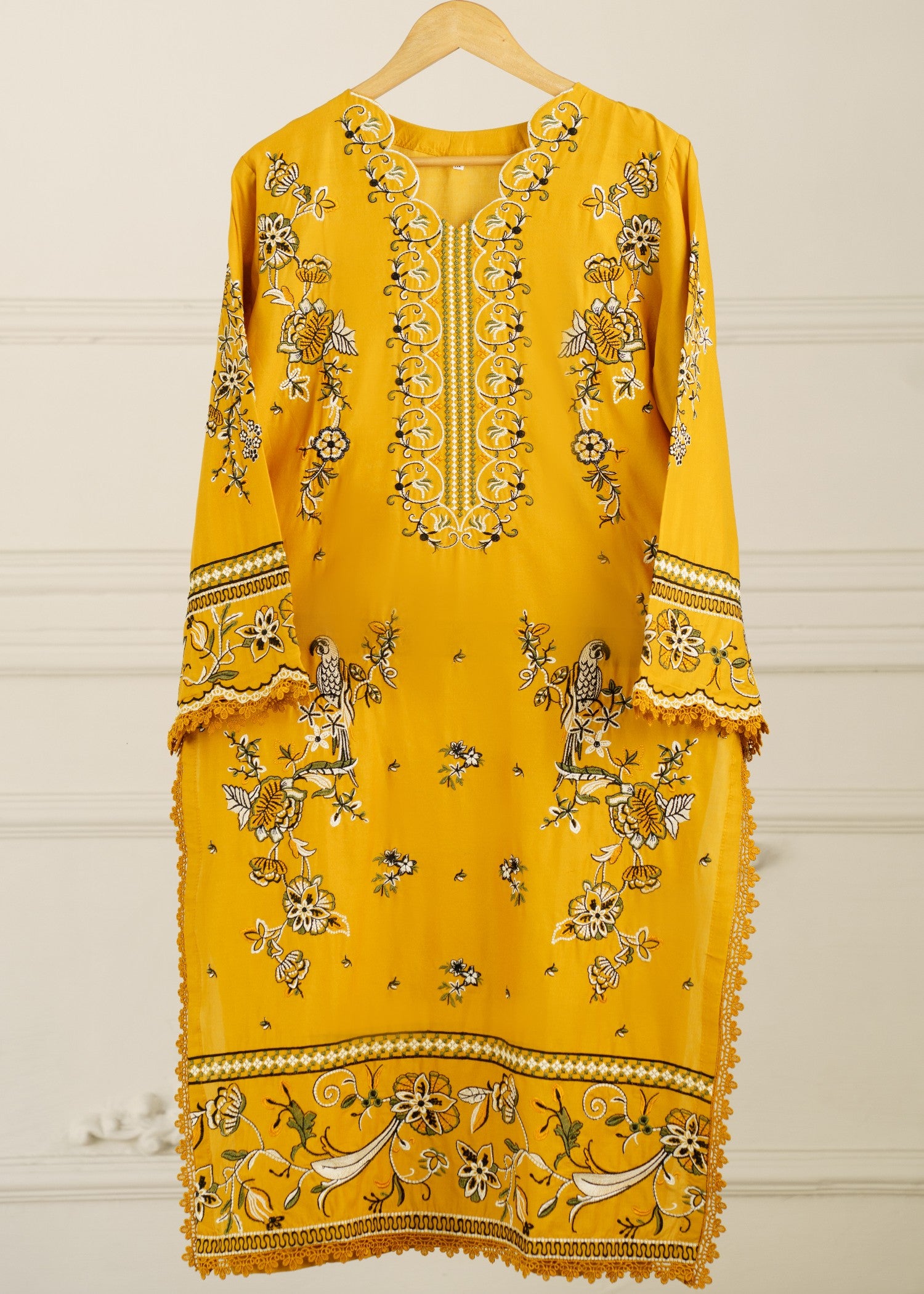 lawn cotton Kurta Set in Sunflower