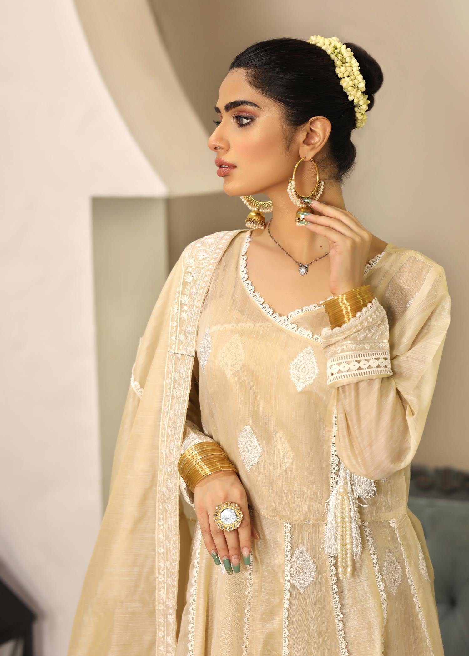 cotton Angrakha in Champagne