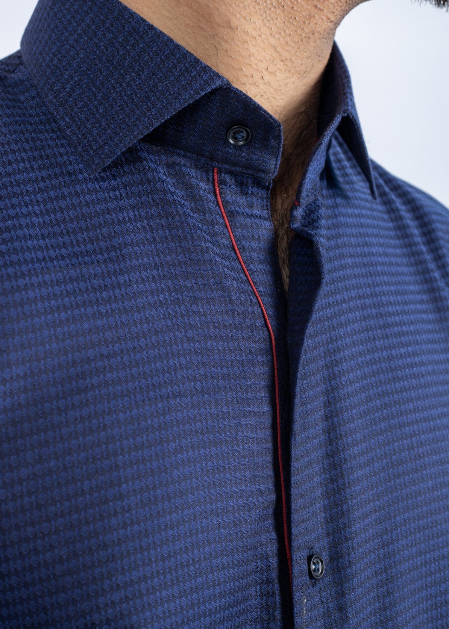 cotton Casual Shirt in Ink