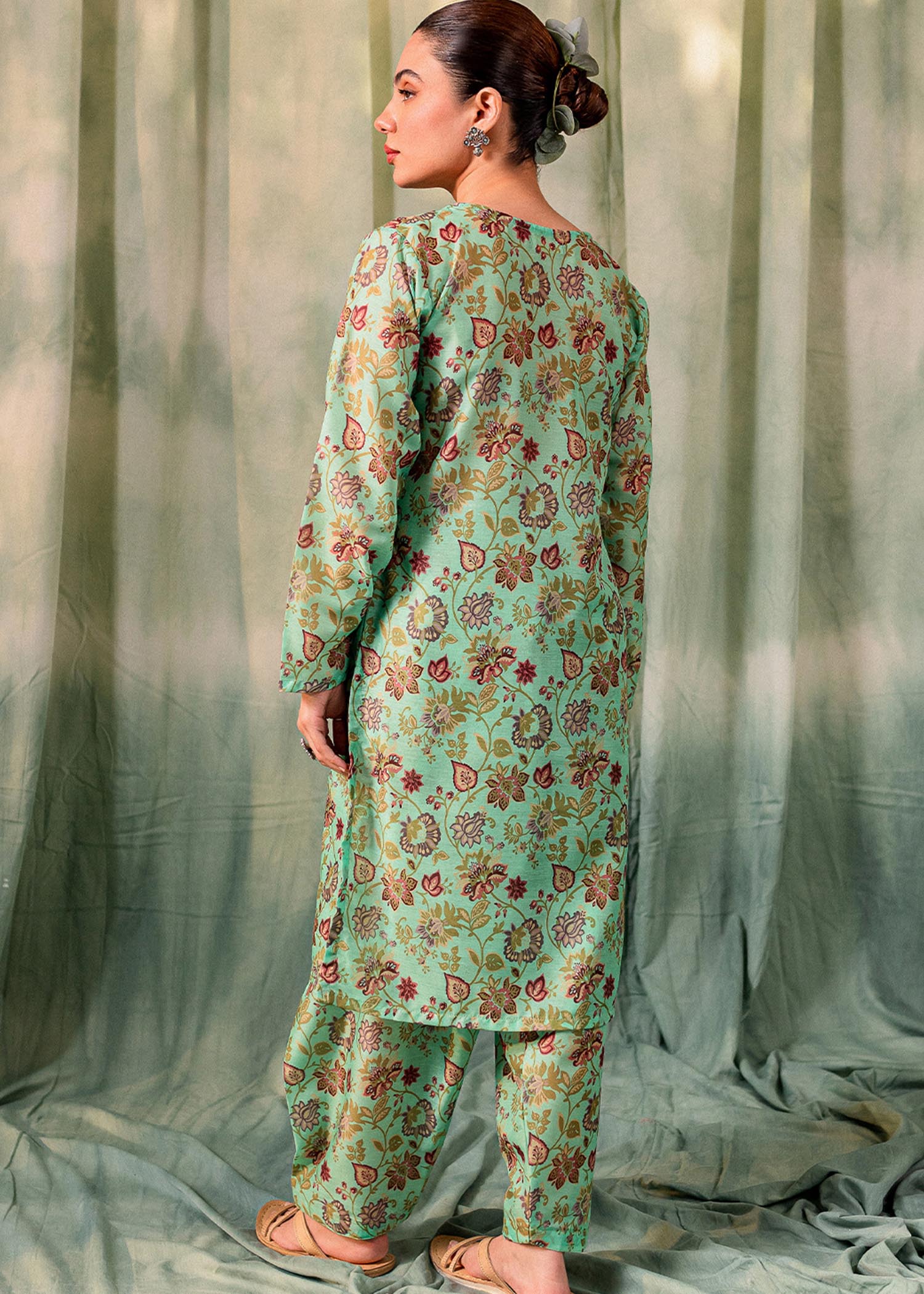 cotton Co Ord Sets in Apple green