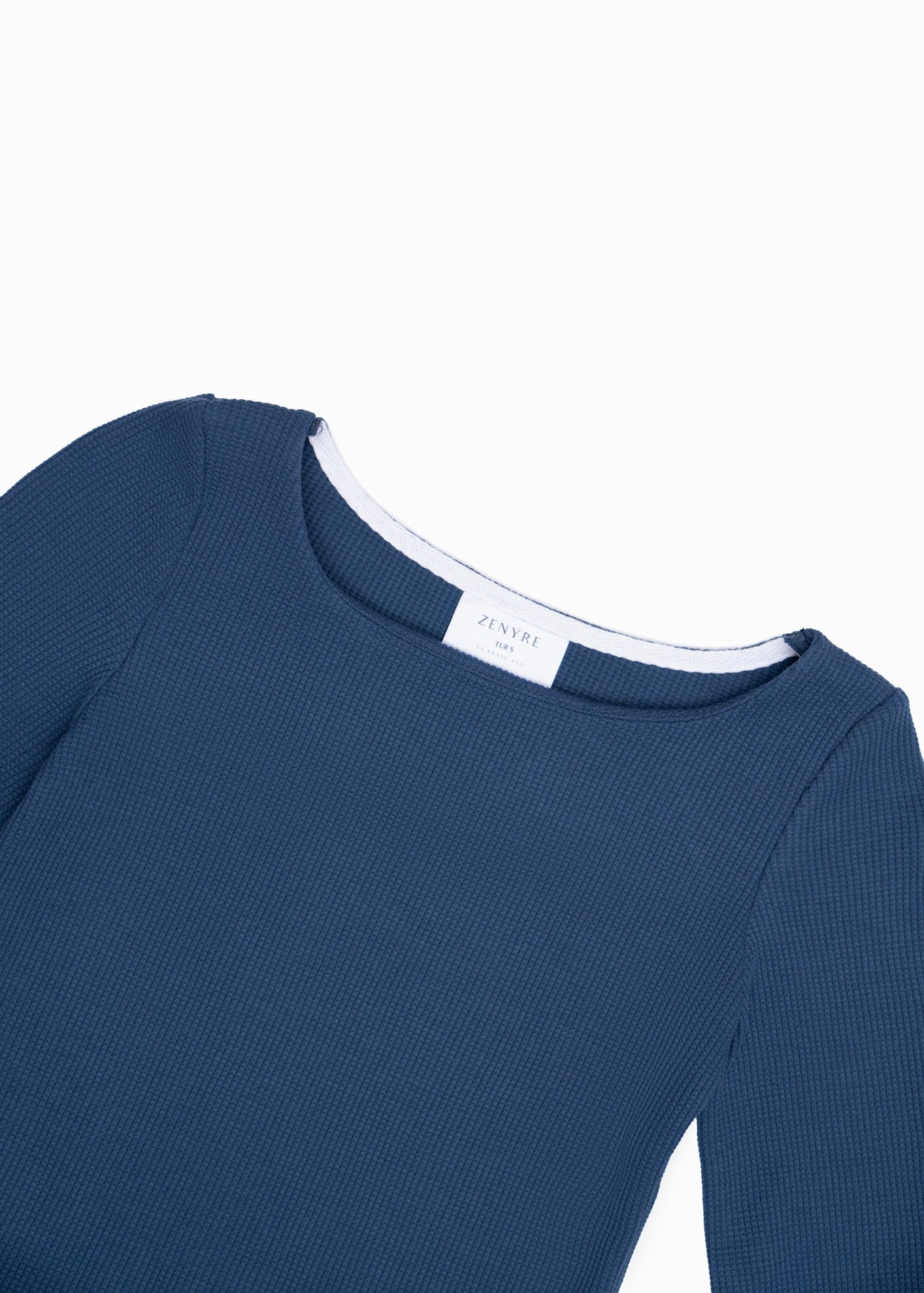 polyester Blouse in Sapphire blue