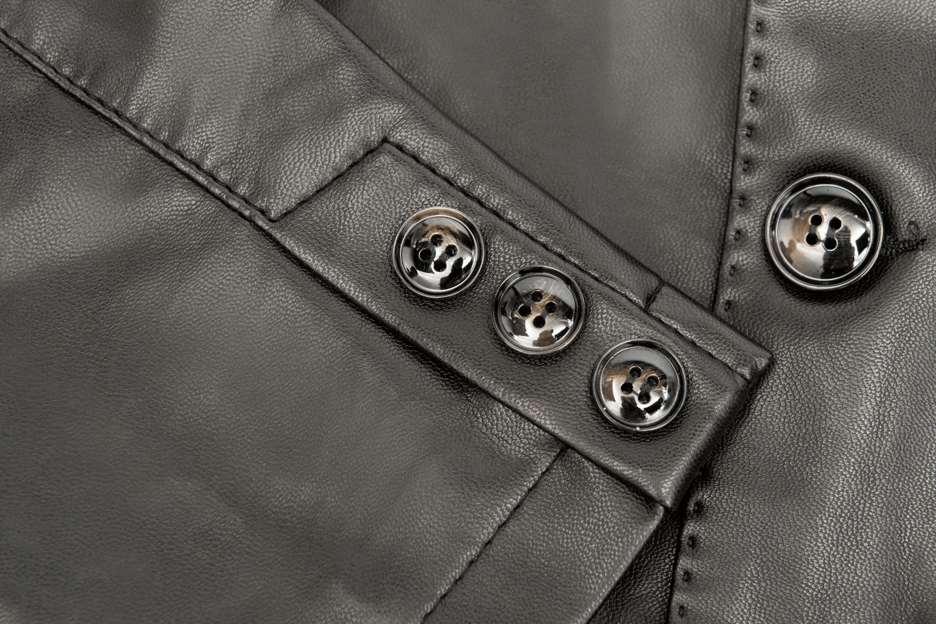 Washed Coat Leather Casual Jacket