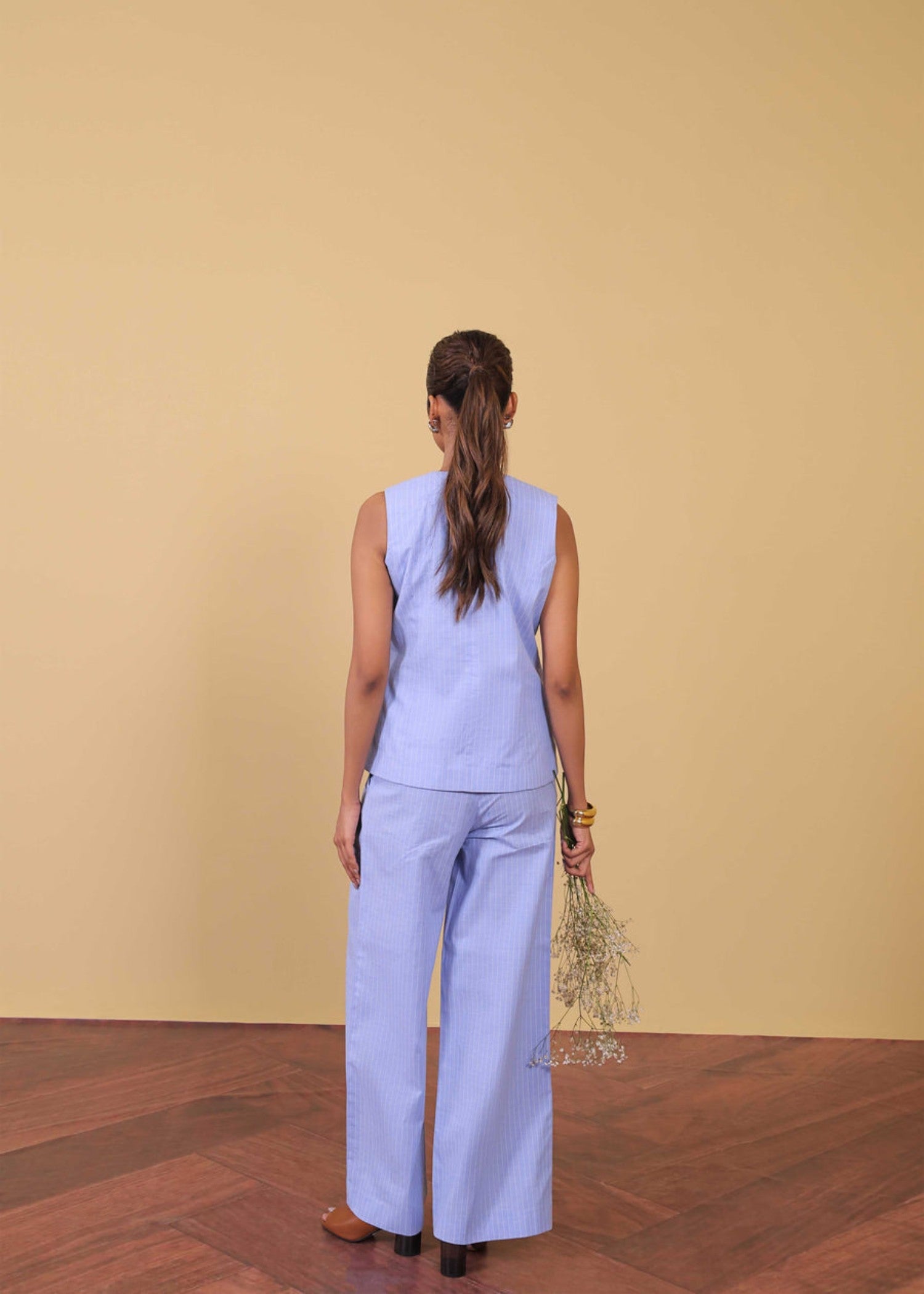 polycotton Top in Lilac