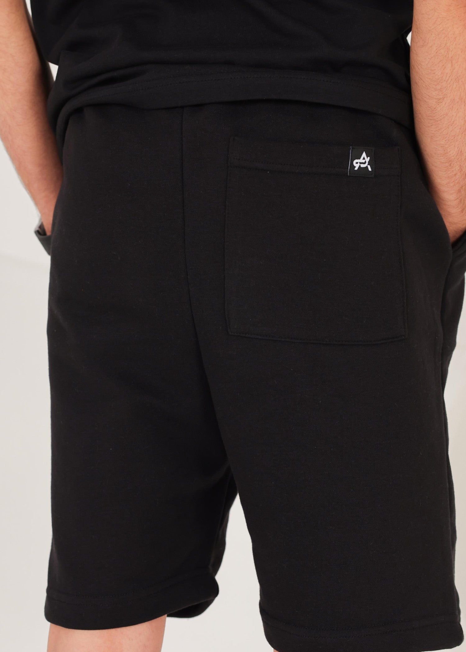 terry Shorts in Black