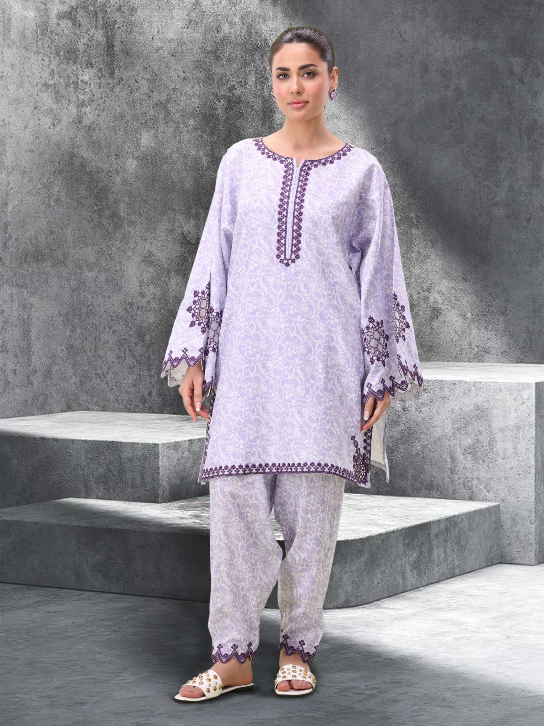 pure cotton Co Ord Sets in Powder blue