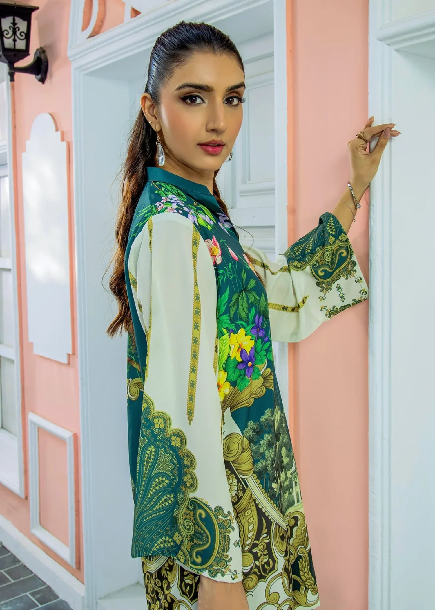 poly lawn Co ord Sets in Multi