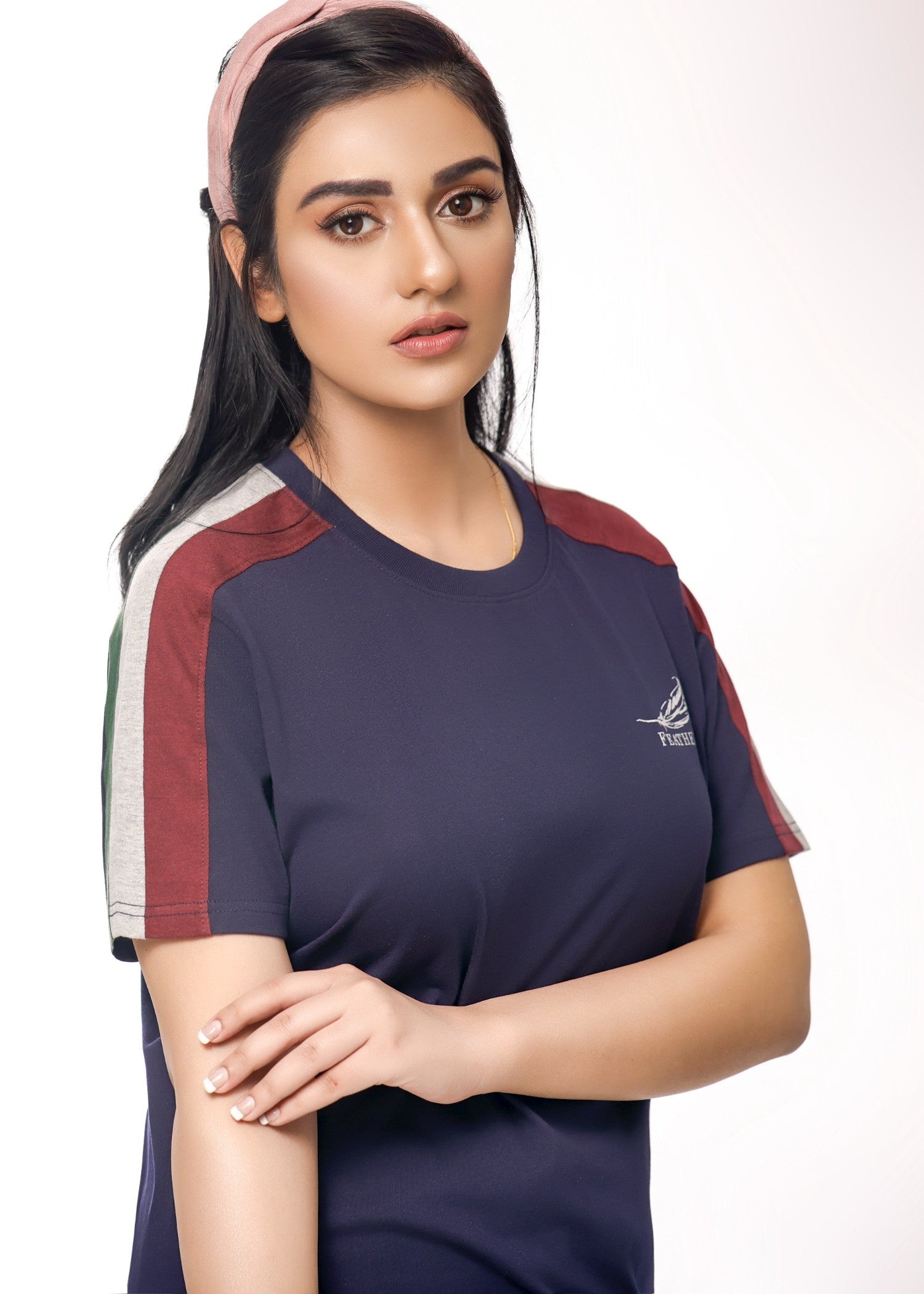 single jersey knit Tracksuit in Blue