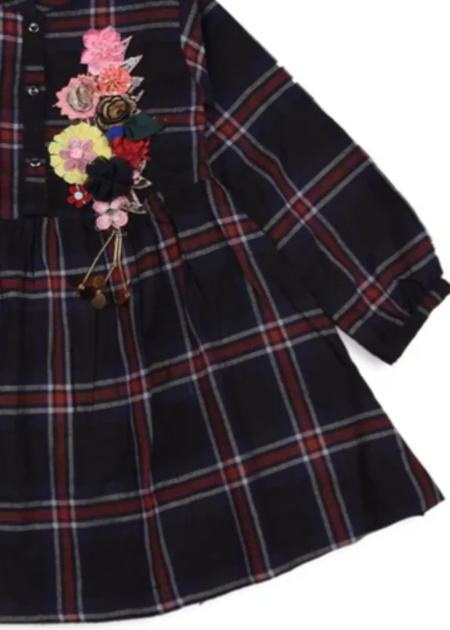 flannel Frock in Black