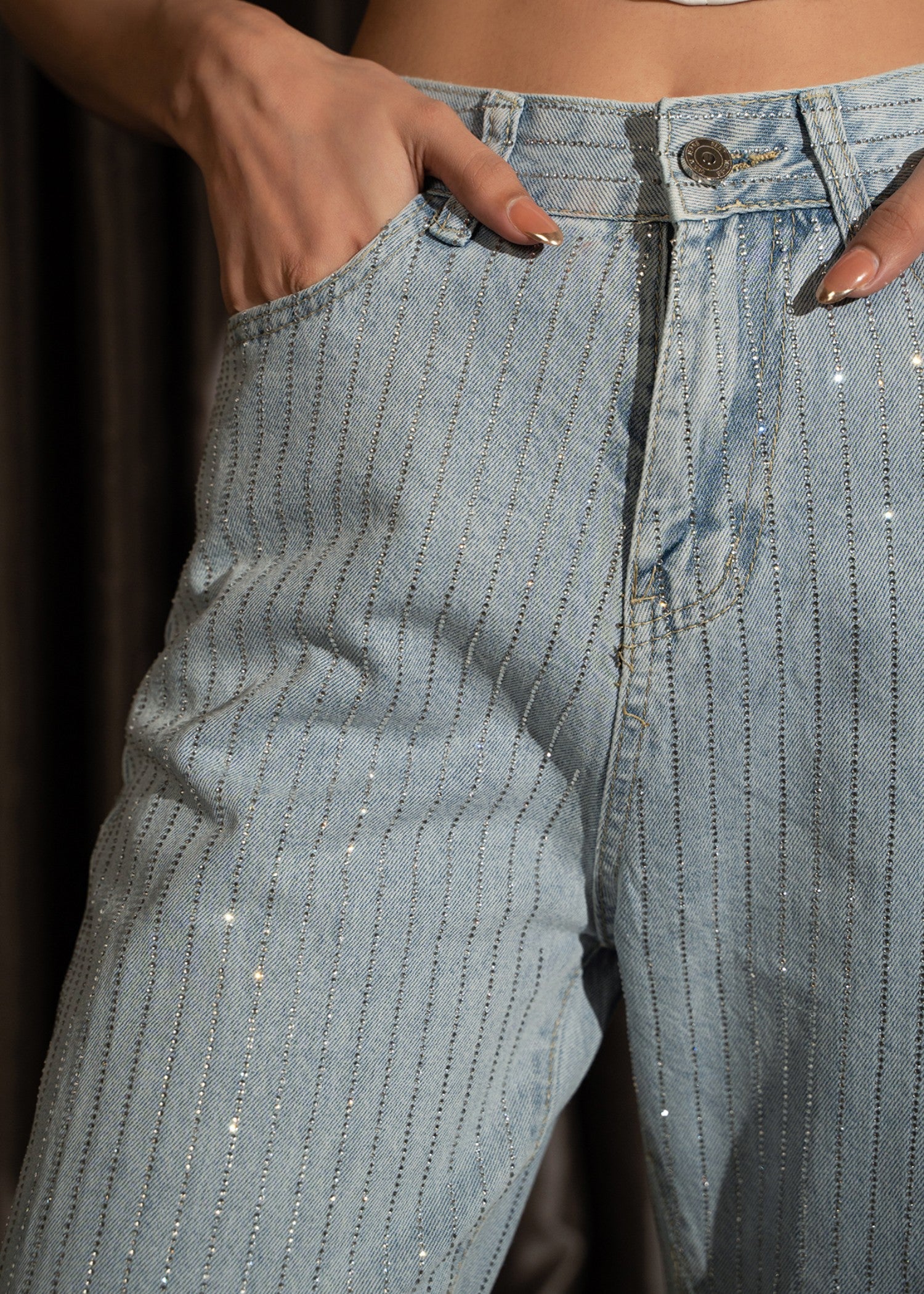 denim Jeans in Light blue