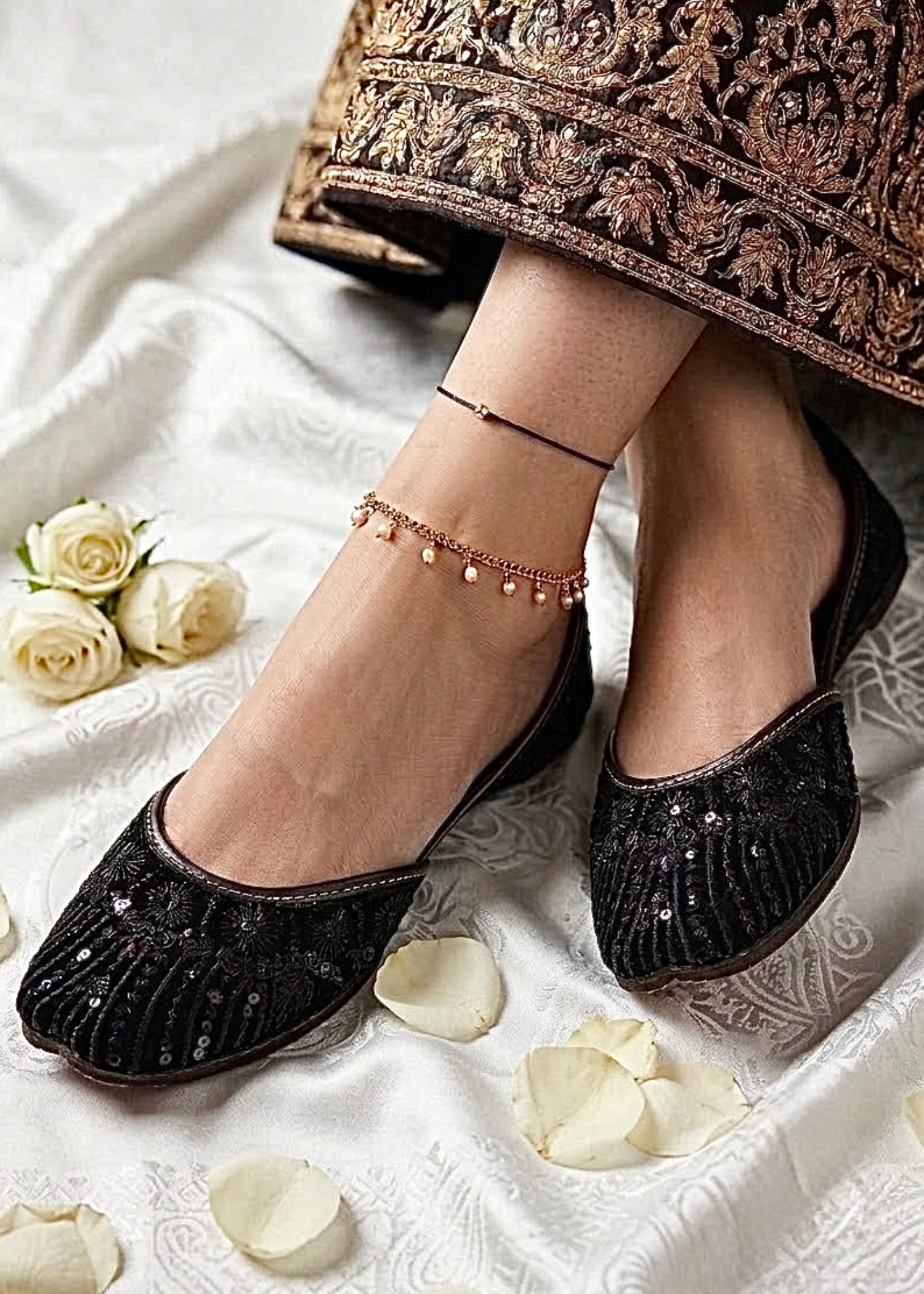 Khussa in Black by - High Quality Women Khussa YFT1794