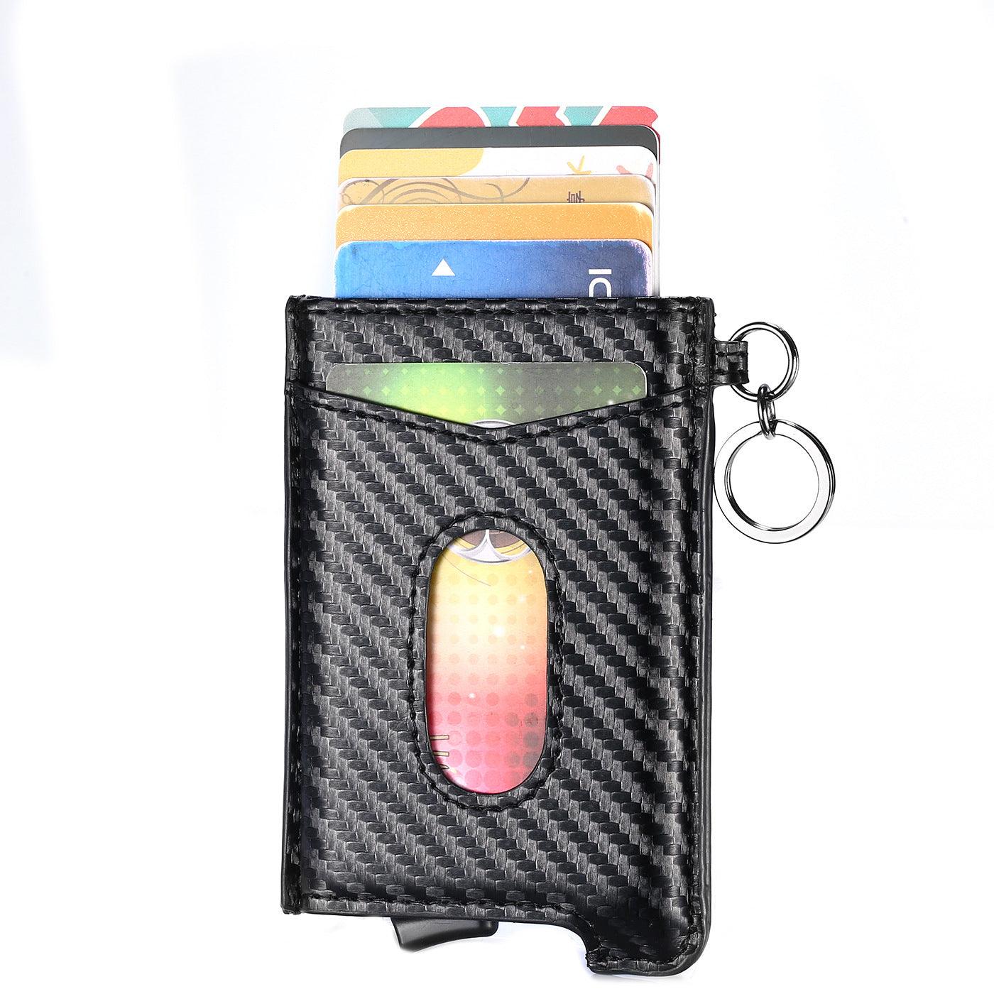 Leather elastic band test card package