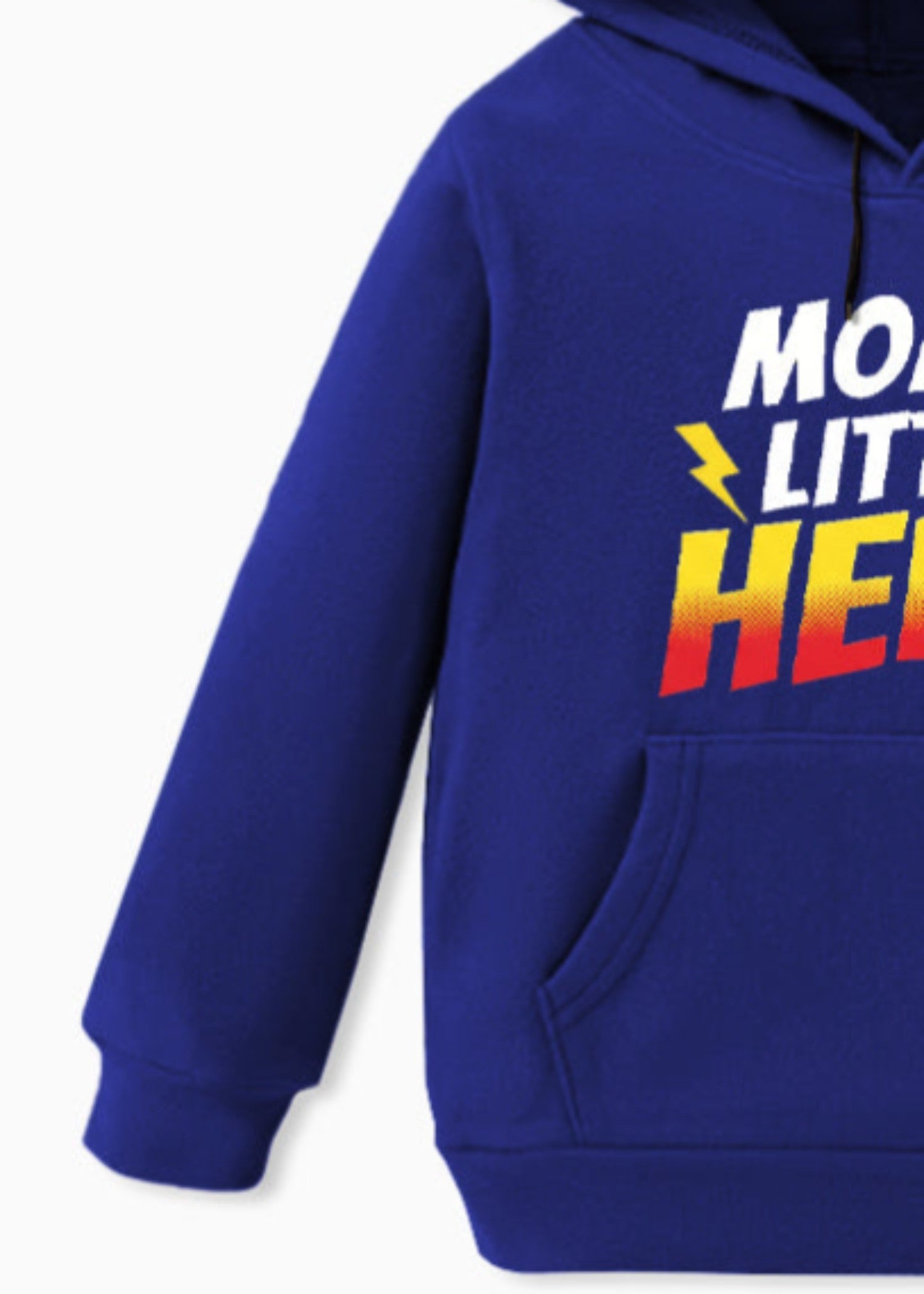 fleece Hoodie in Blue
