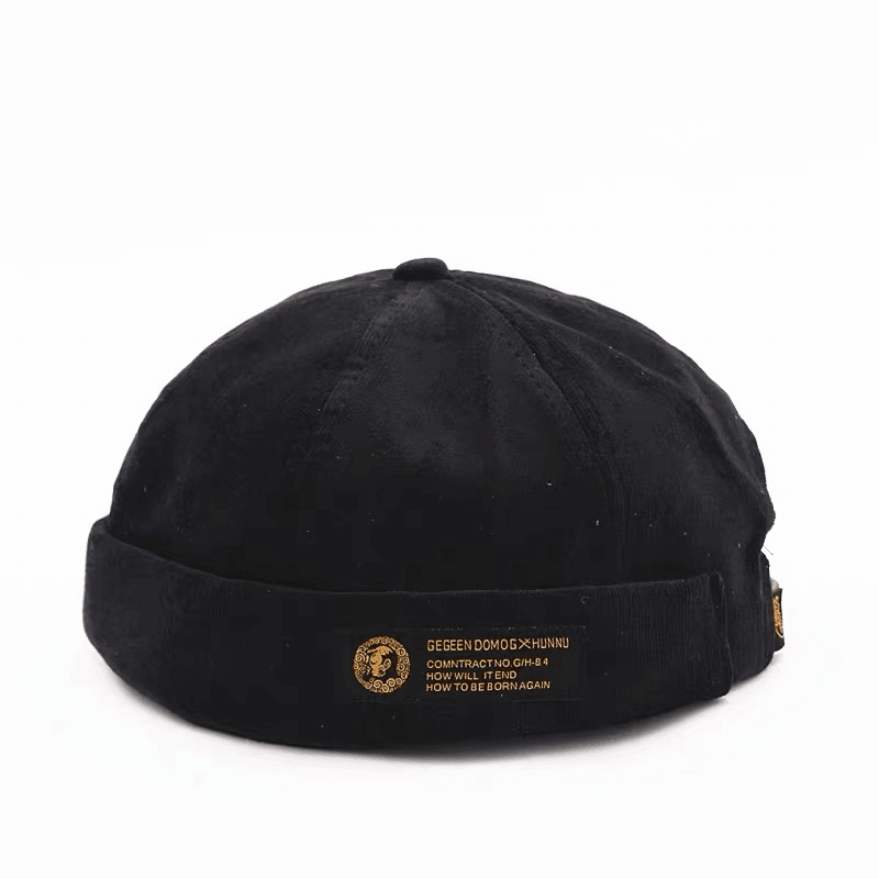 Solid Color Landlord Hat Male Street Wild Korean Hip-Hop Hat Outdoor