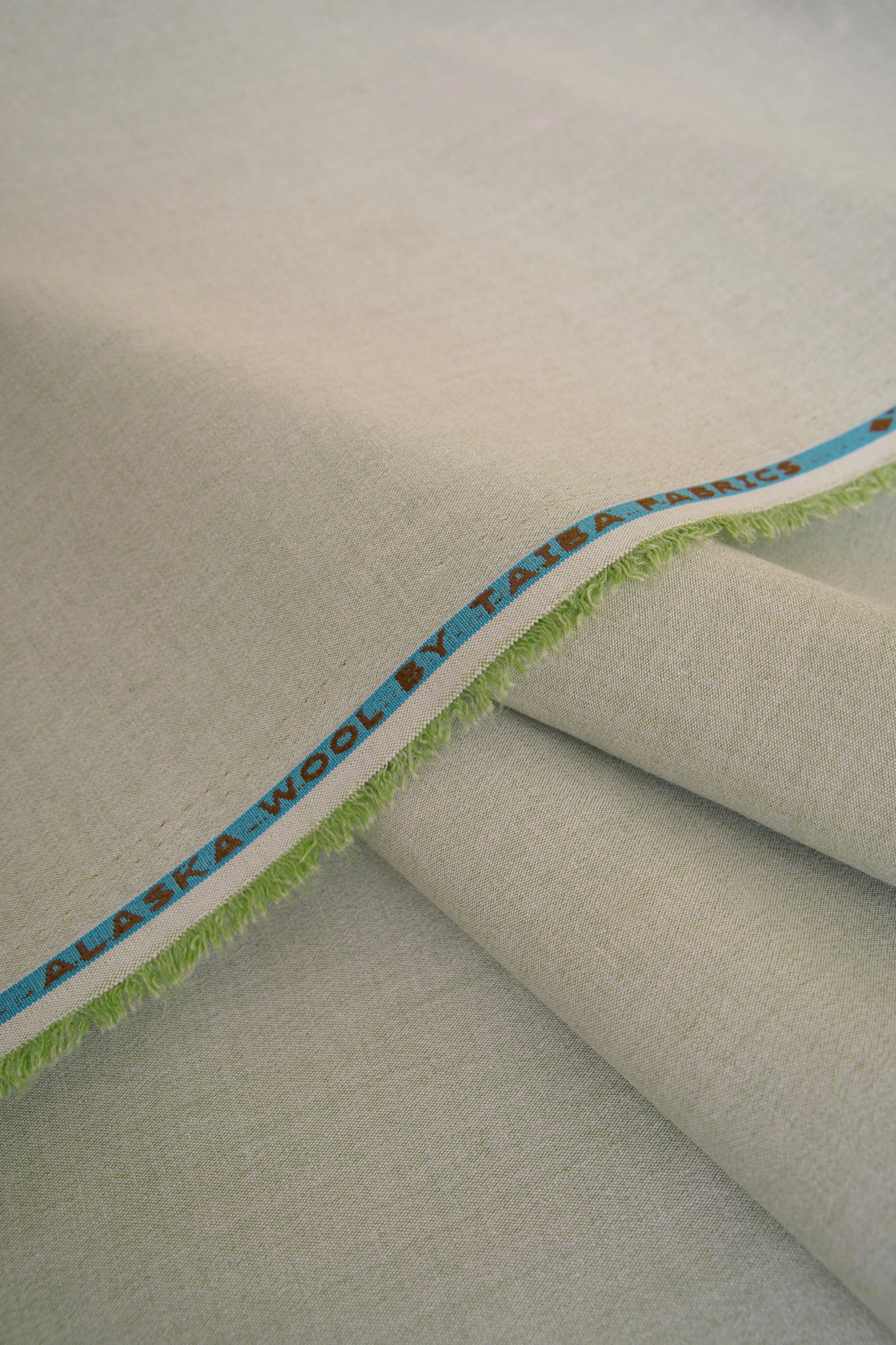 wool Unstitched in Moss green