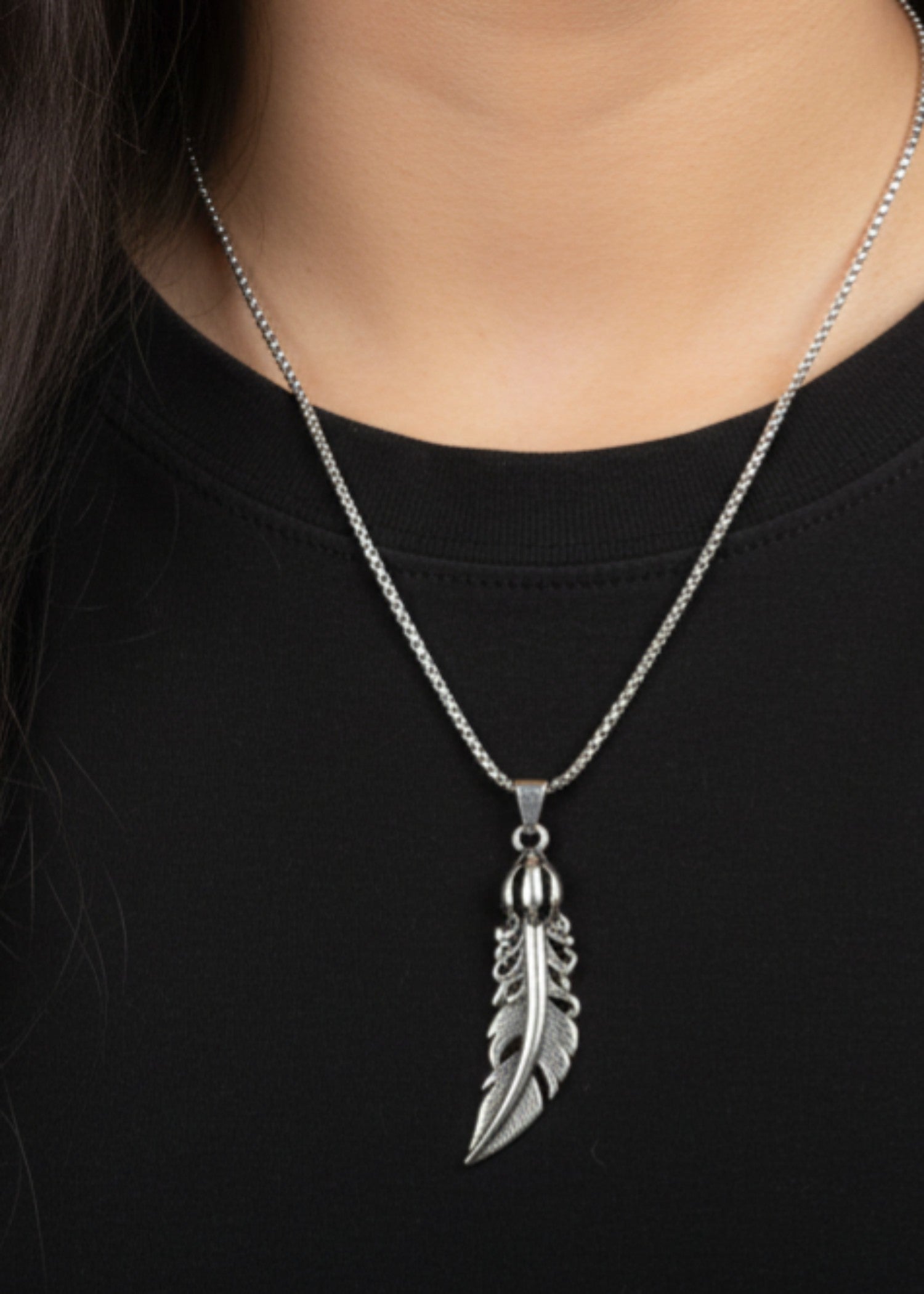 Necklace in Silver Color by - Trendy Women Necklace QPX4764