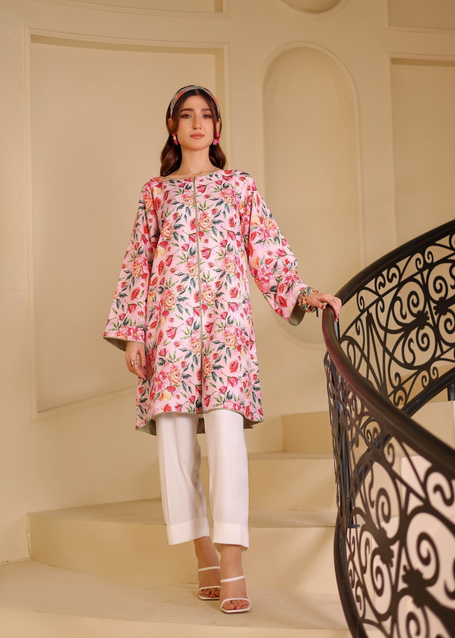 cambric Tunic in Pink
