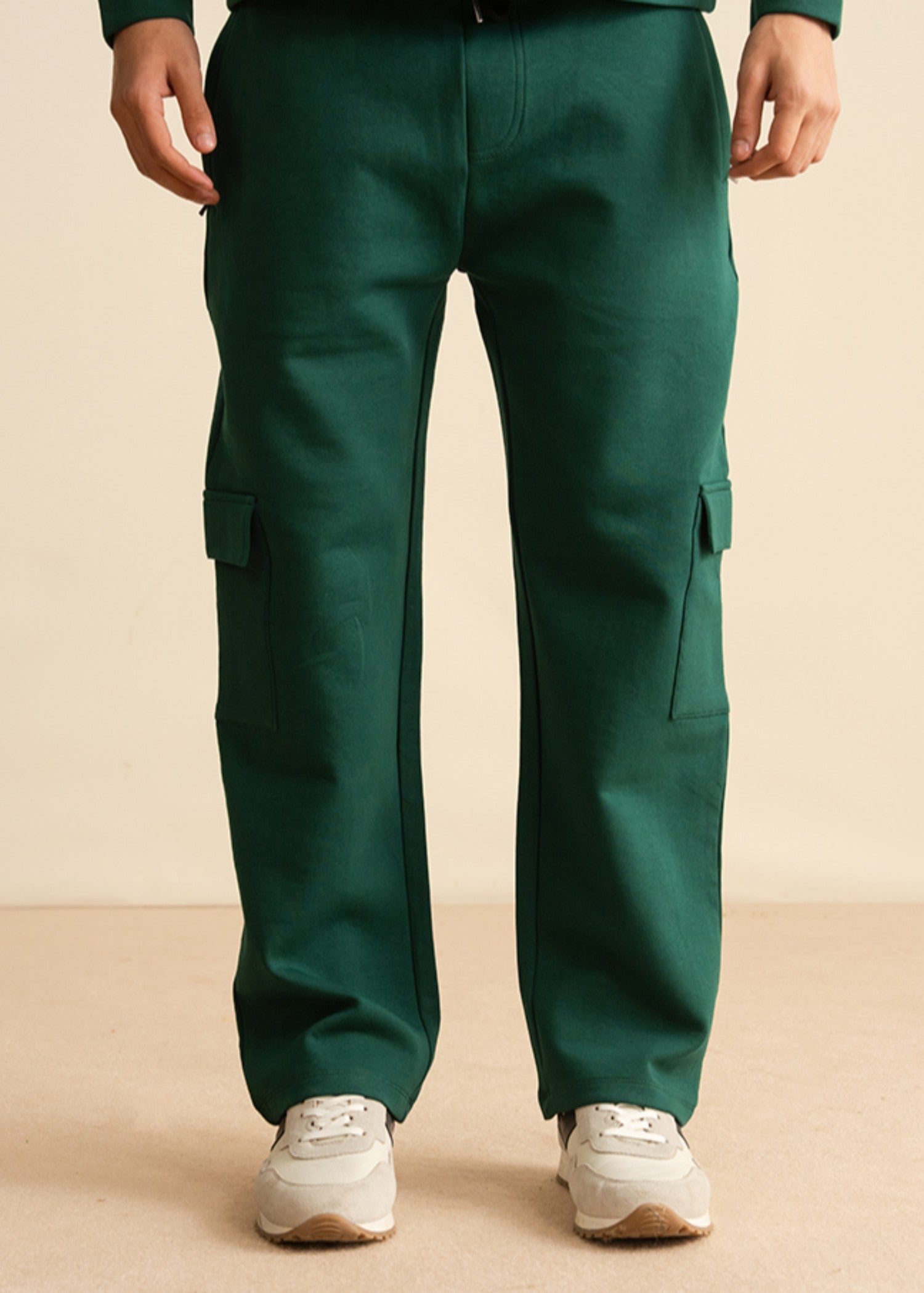 linen Trousers in Green