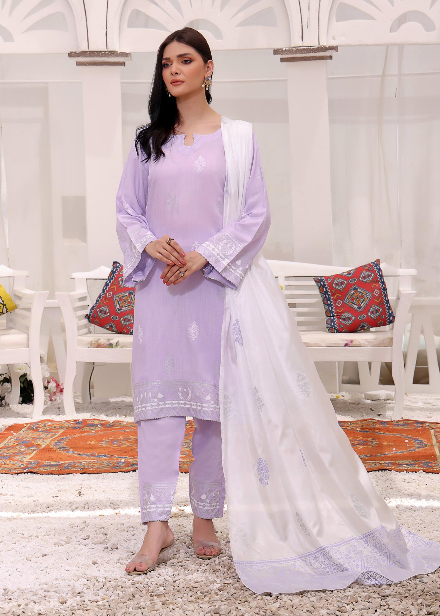 silk Unstitched in Lilac