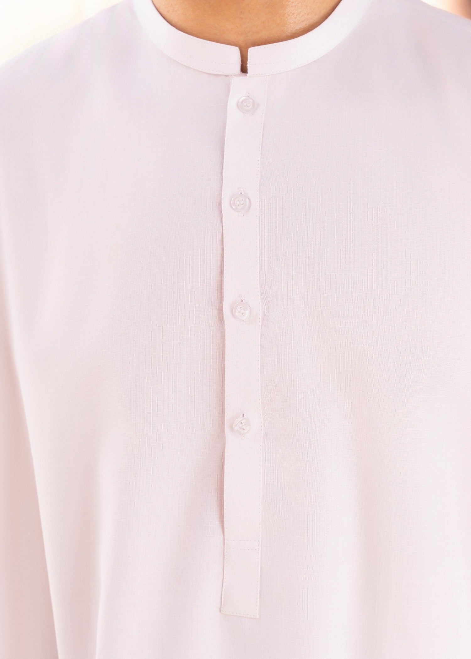 wash & wear Shalwar Kameez in White by Buraq