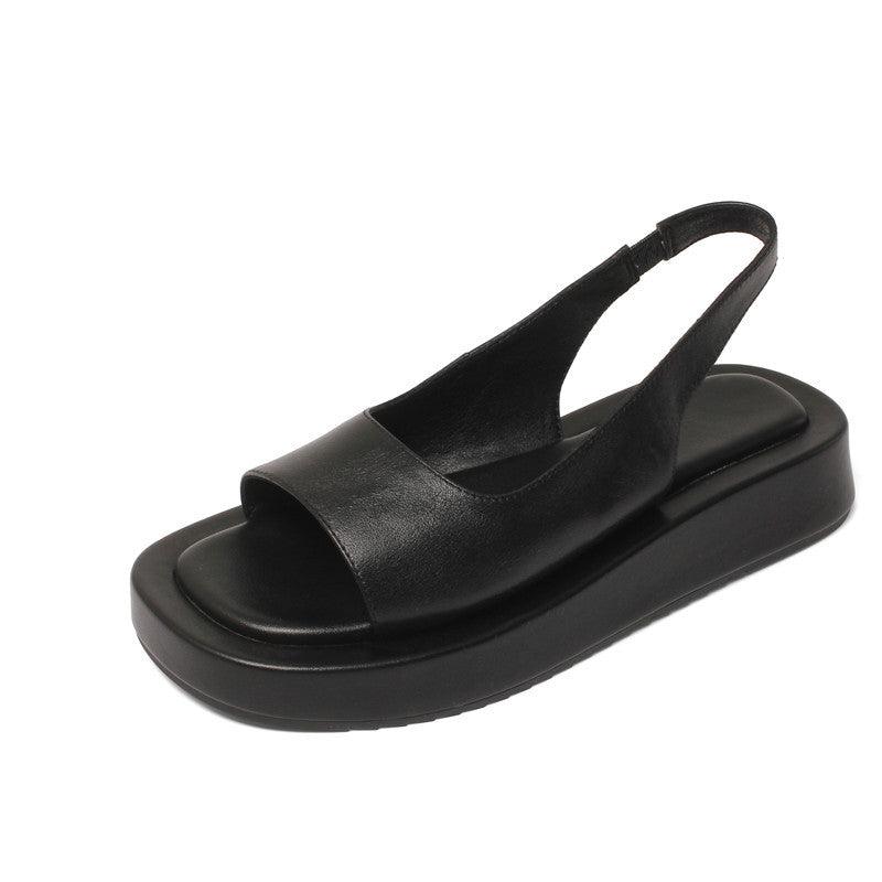 Super Fire Thick-soled Roman Shoes Flat Beach Shoes