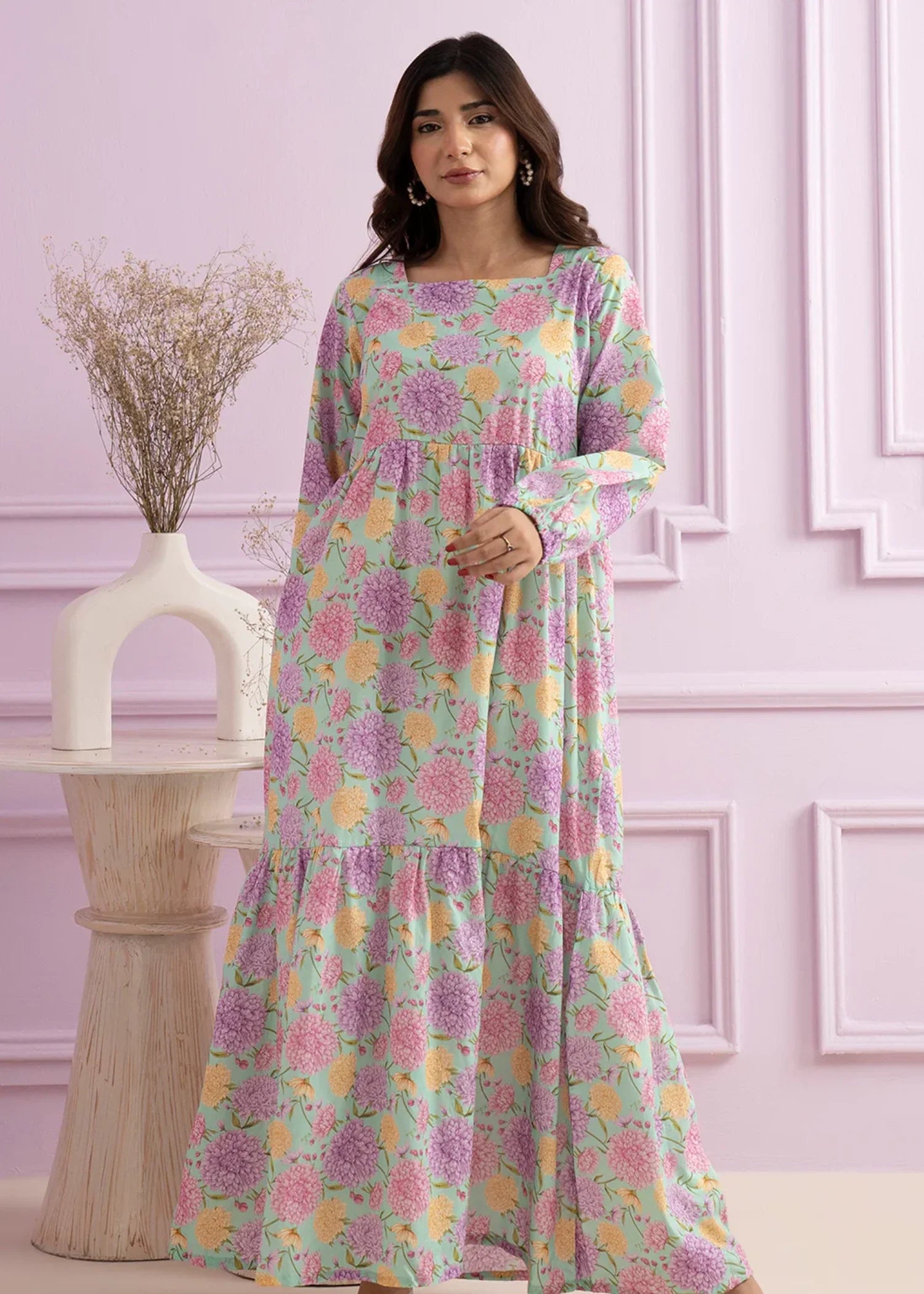 lawn Maxi in Sea green