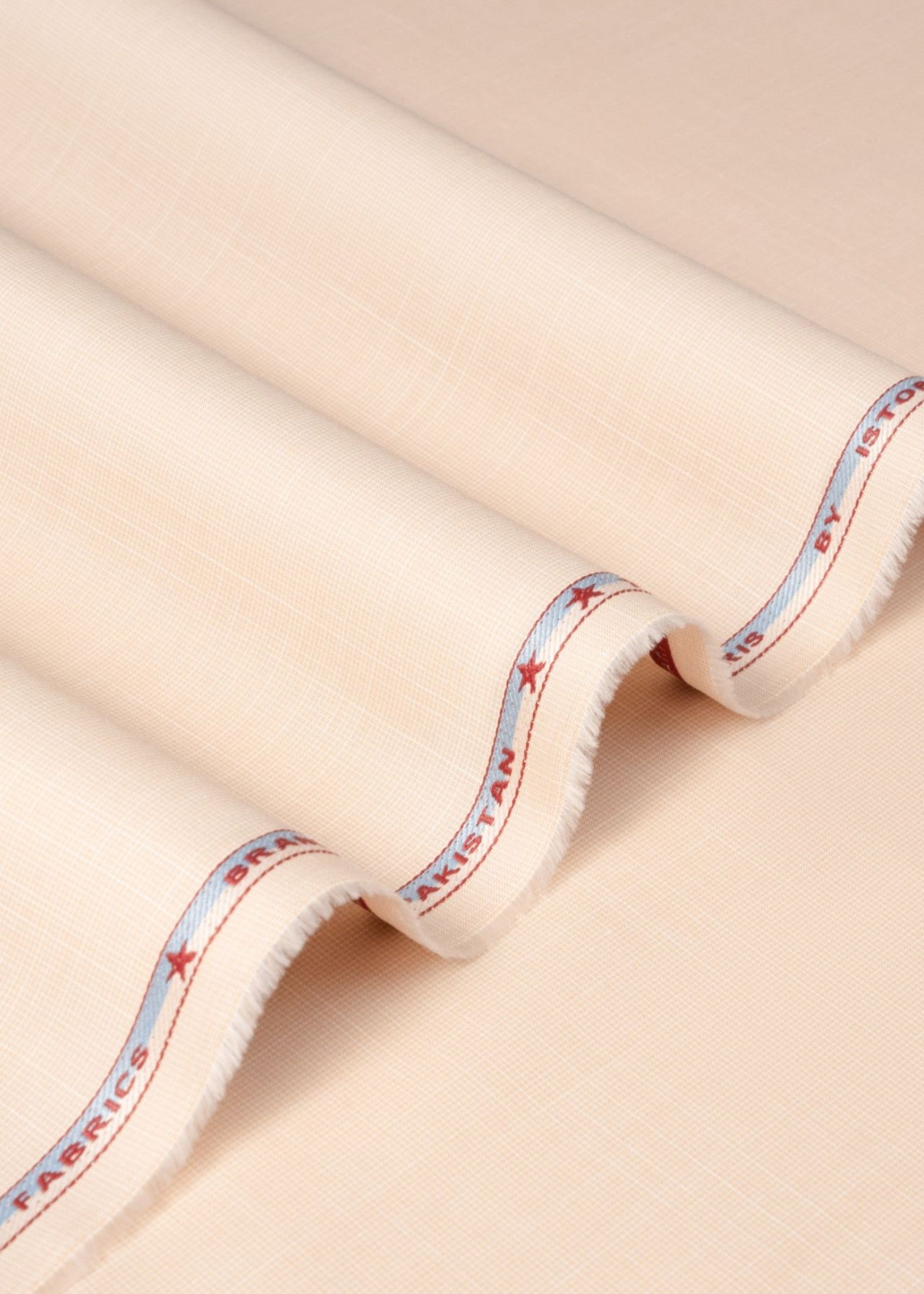 cotton Unstitched in Apricot orange