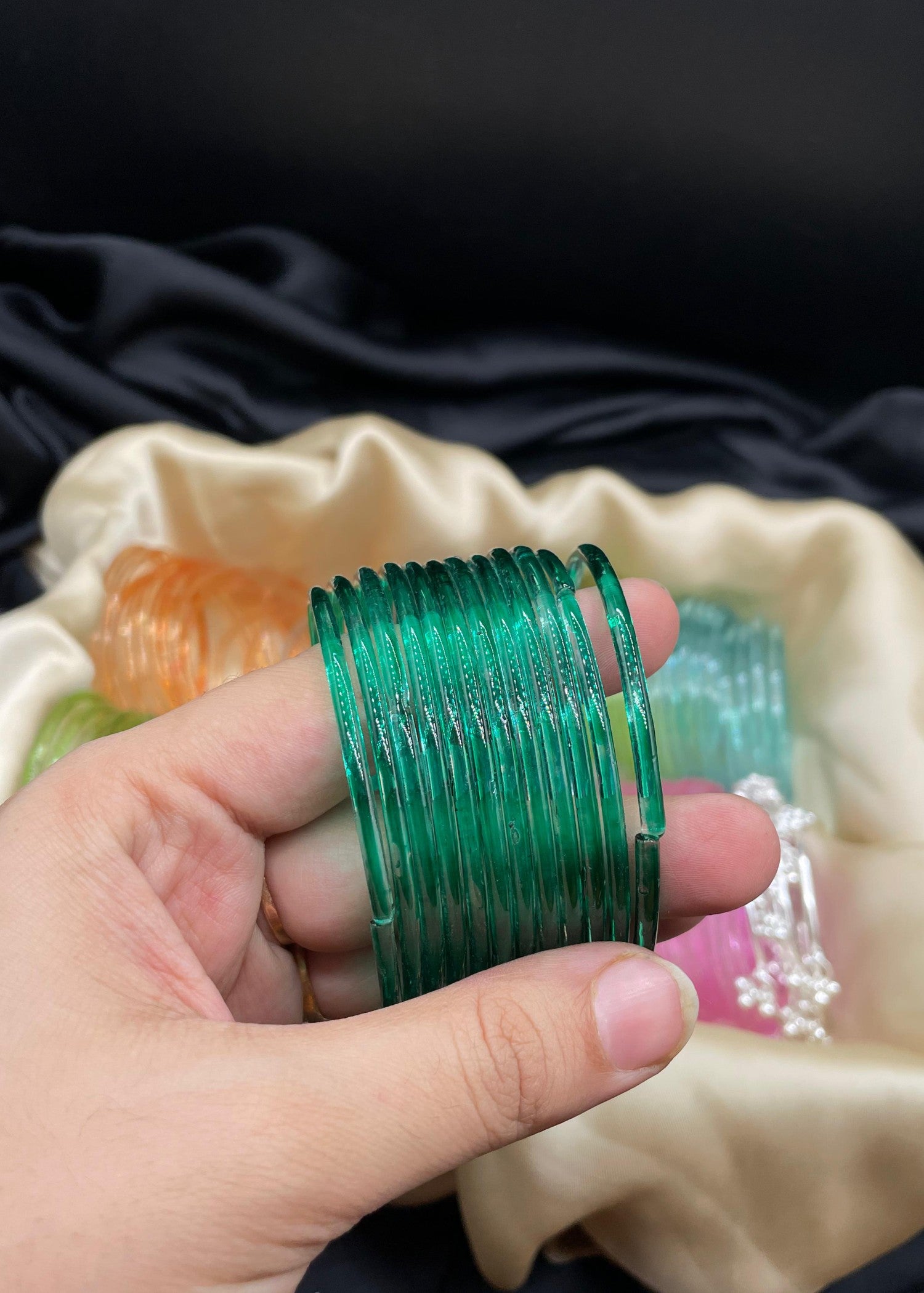 Bangles in Multi Color by - Trendy Women Bangles IAY8814