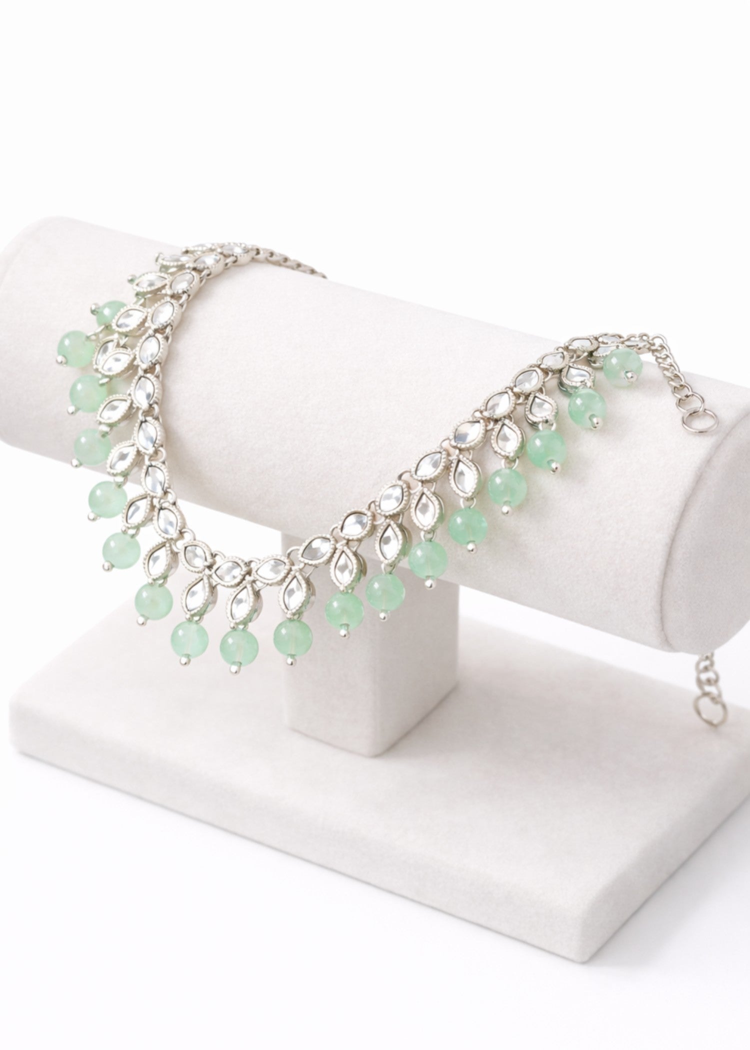 Anklet in Mint green Color by - Trendy Women Anklet WCI1750