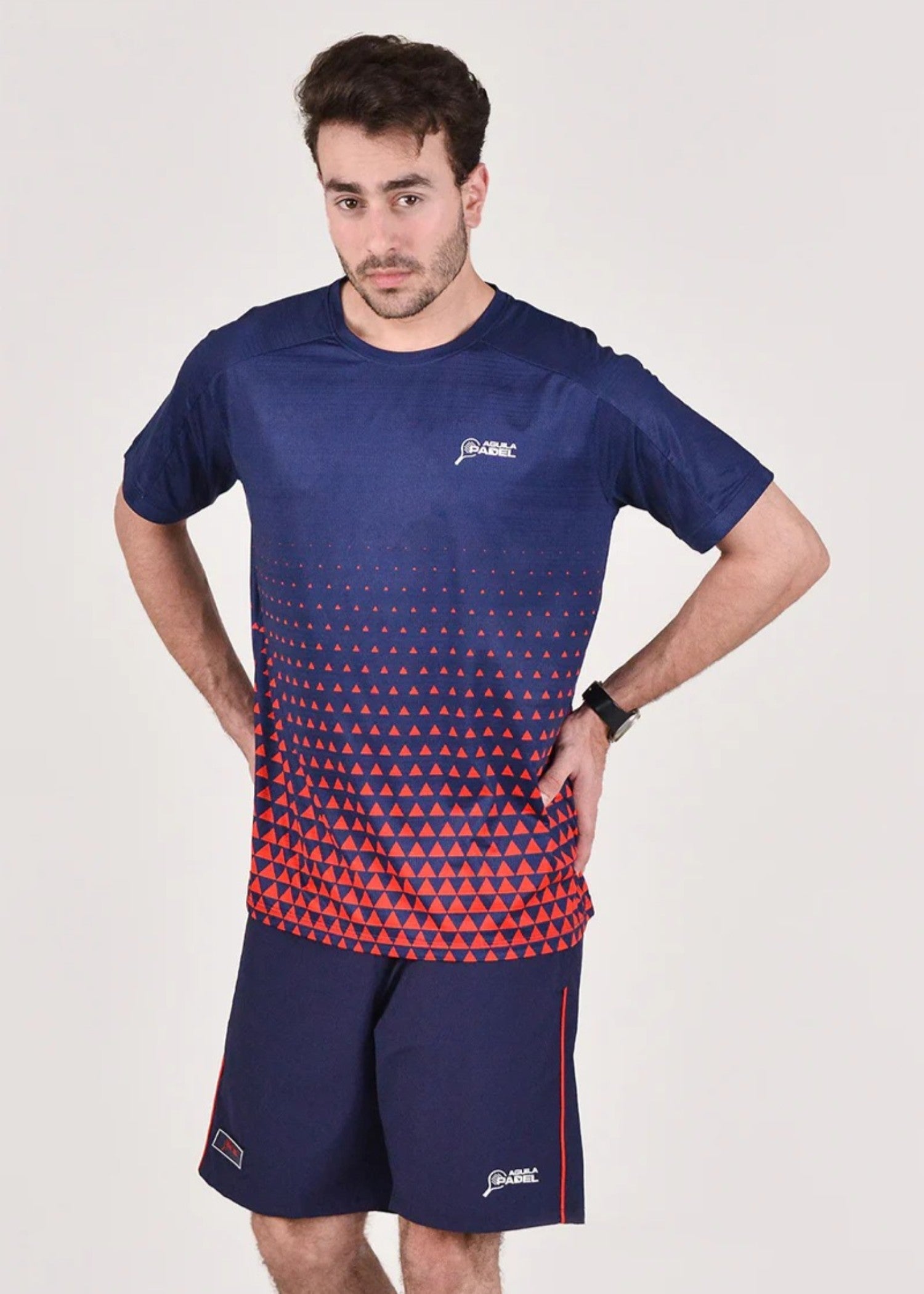 microfiber polyester T Shirt in Dark blue