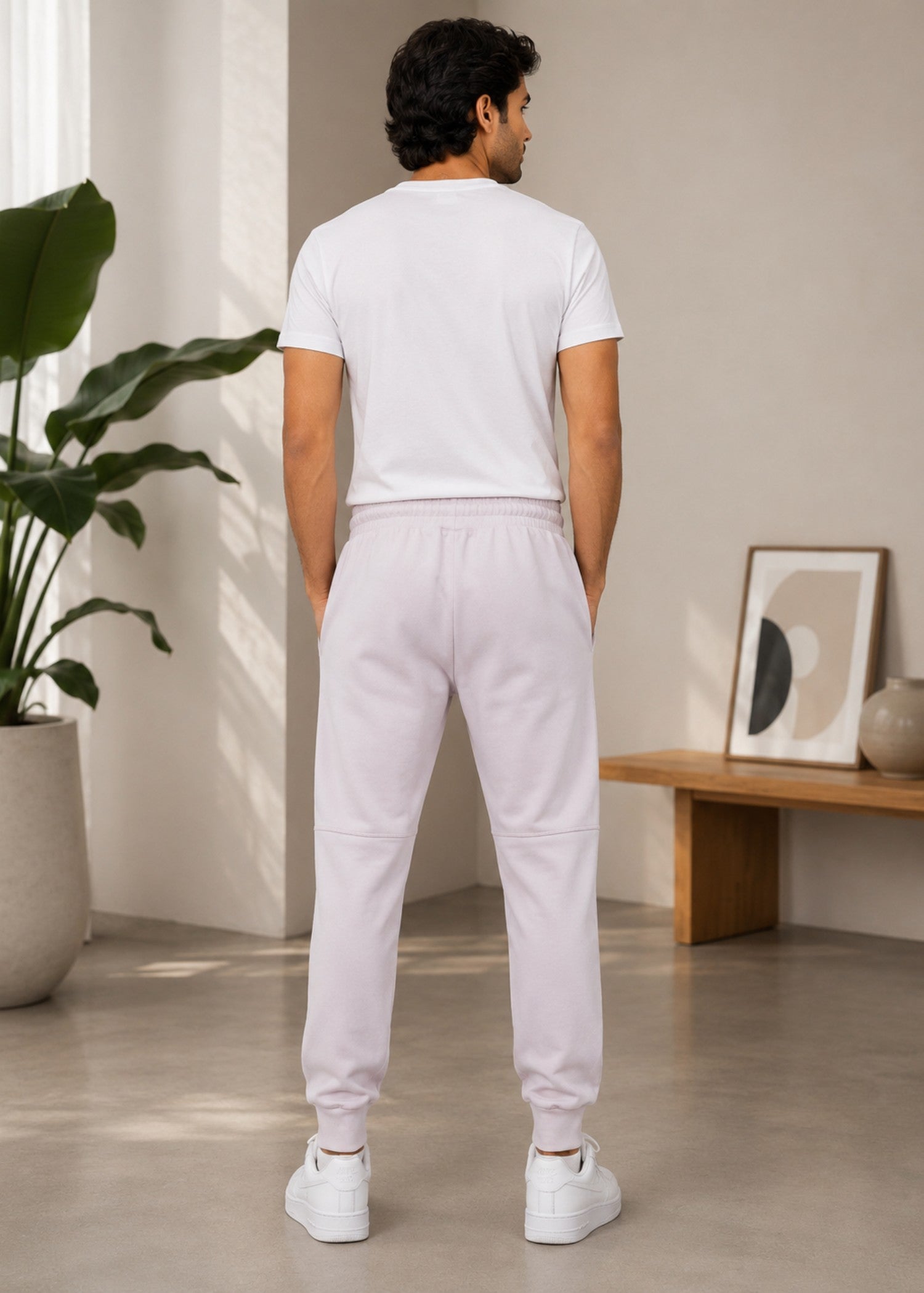cotton Trousers in Pink