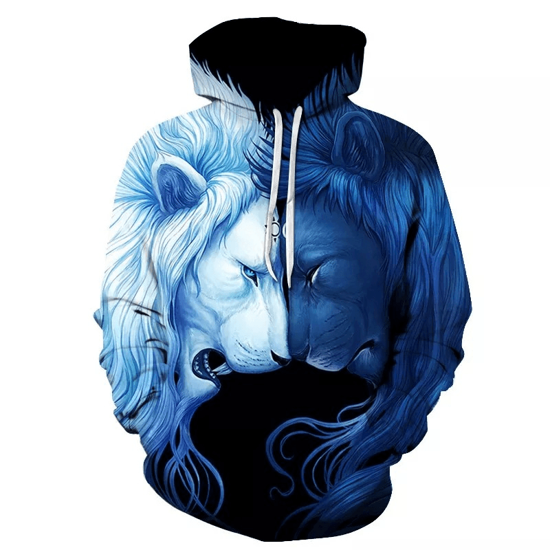 3D Digital Print Brown Lion King Sweatshirt