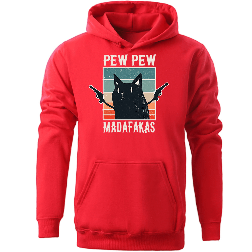 Men'S Hooded Trendy Cartoon Sweater Sports Jacket
