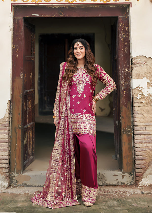 charmuse/shamooz Kurta Set in Magenta