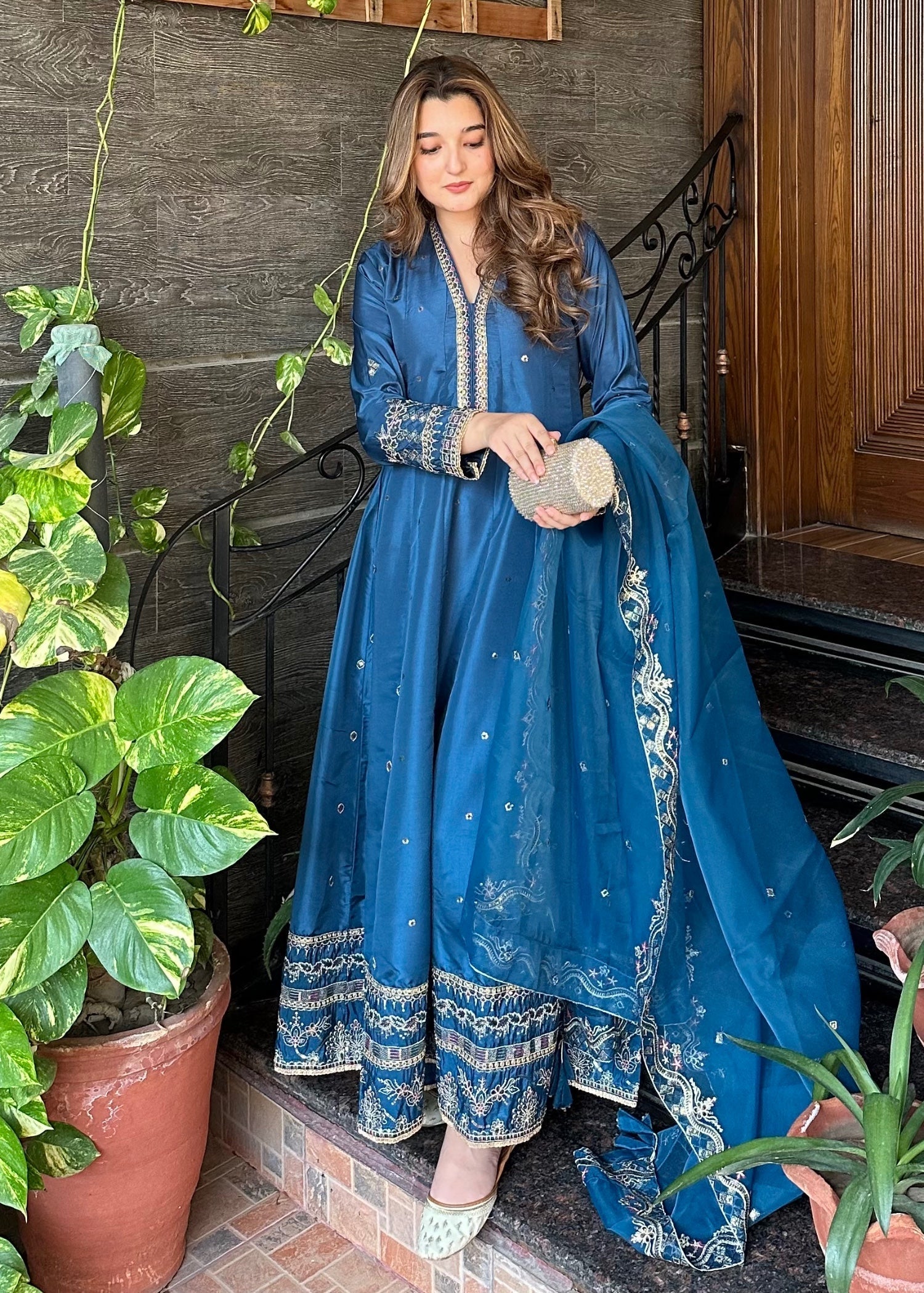 silk Maxi in Blue