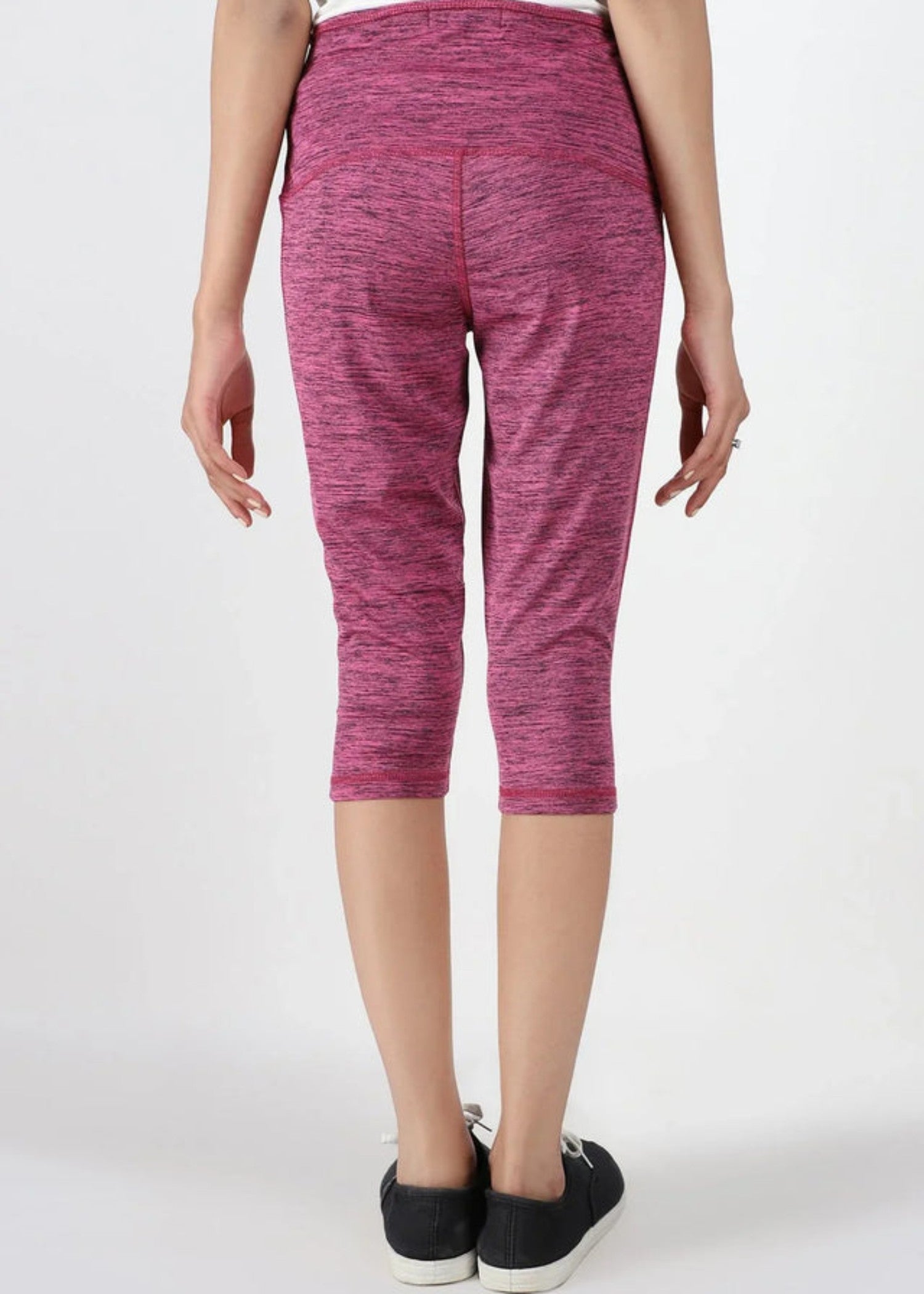 polyester Shorts in Raspberry pink