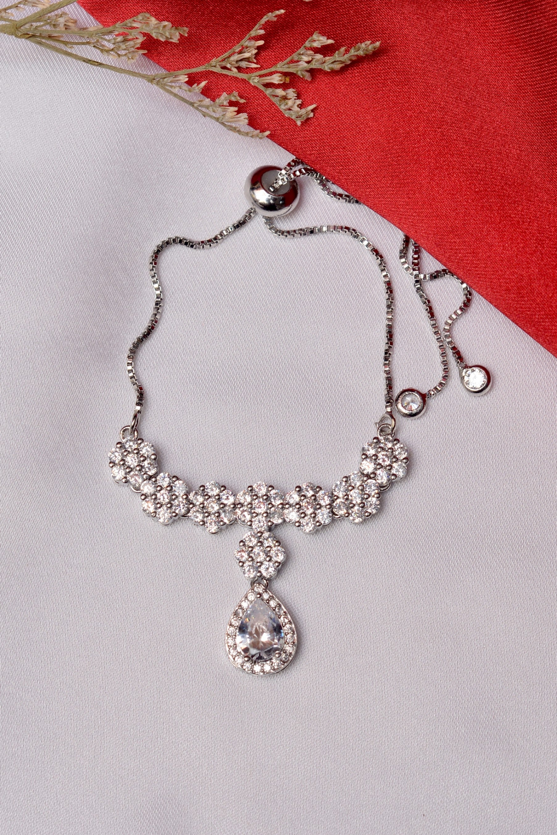 Bracelet in White Color by - Trendy Women Bracelet BBS1228