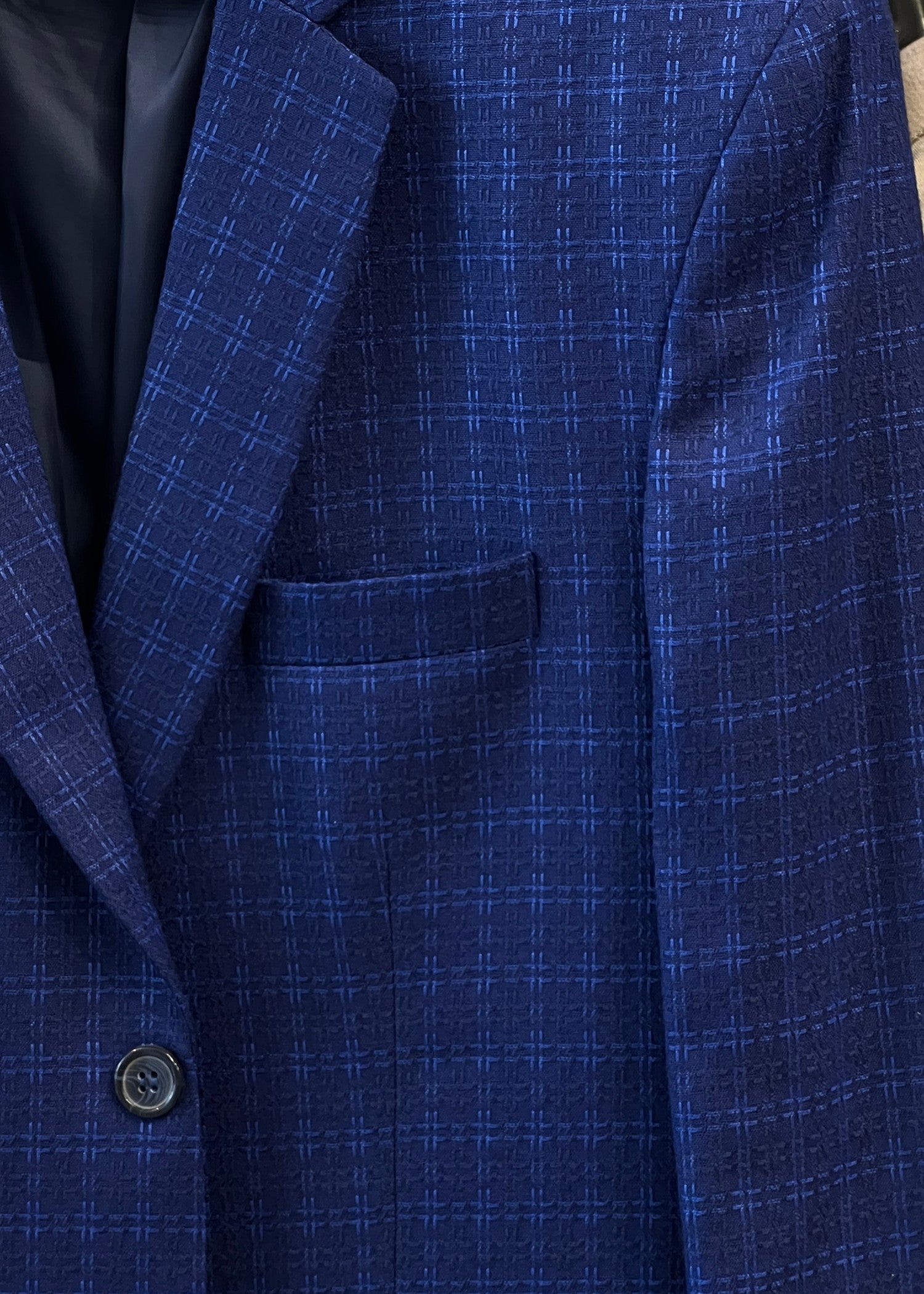 tropical Blazer in Royal blue
