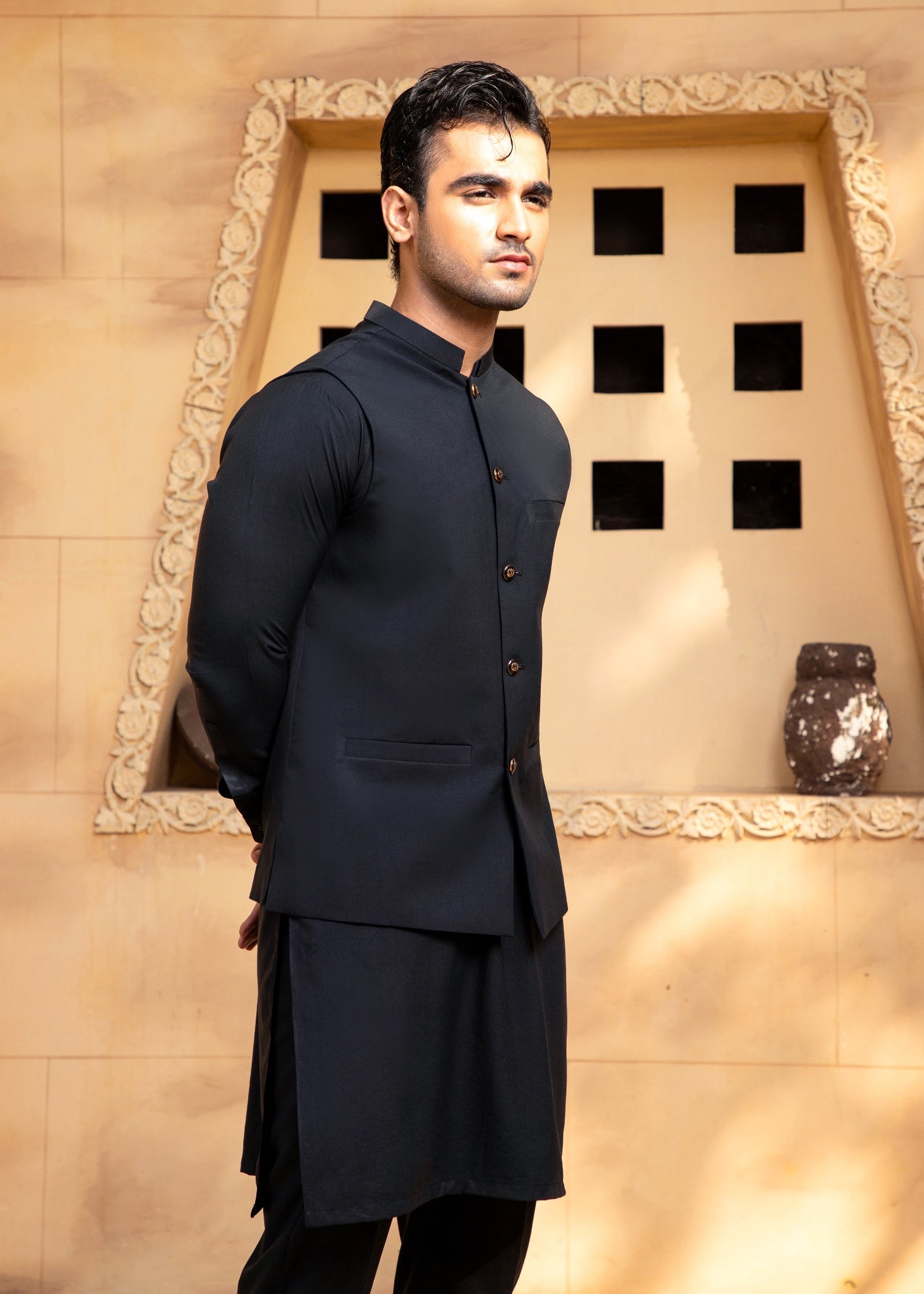 boski Waistcoat in Black