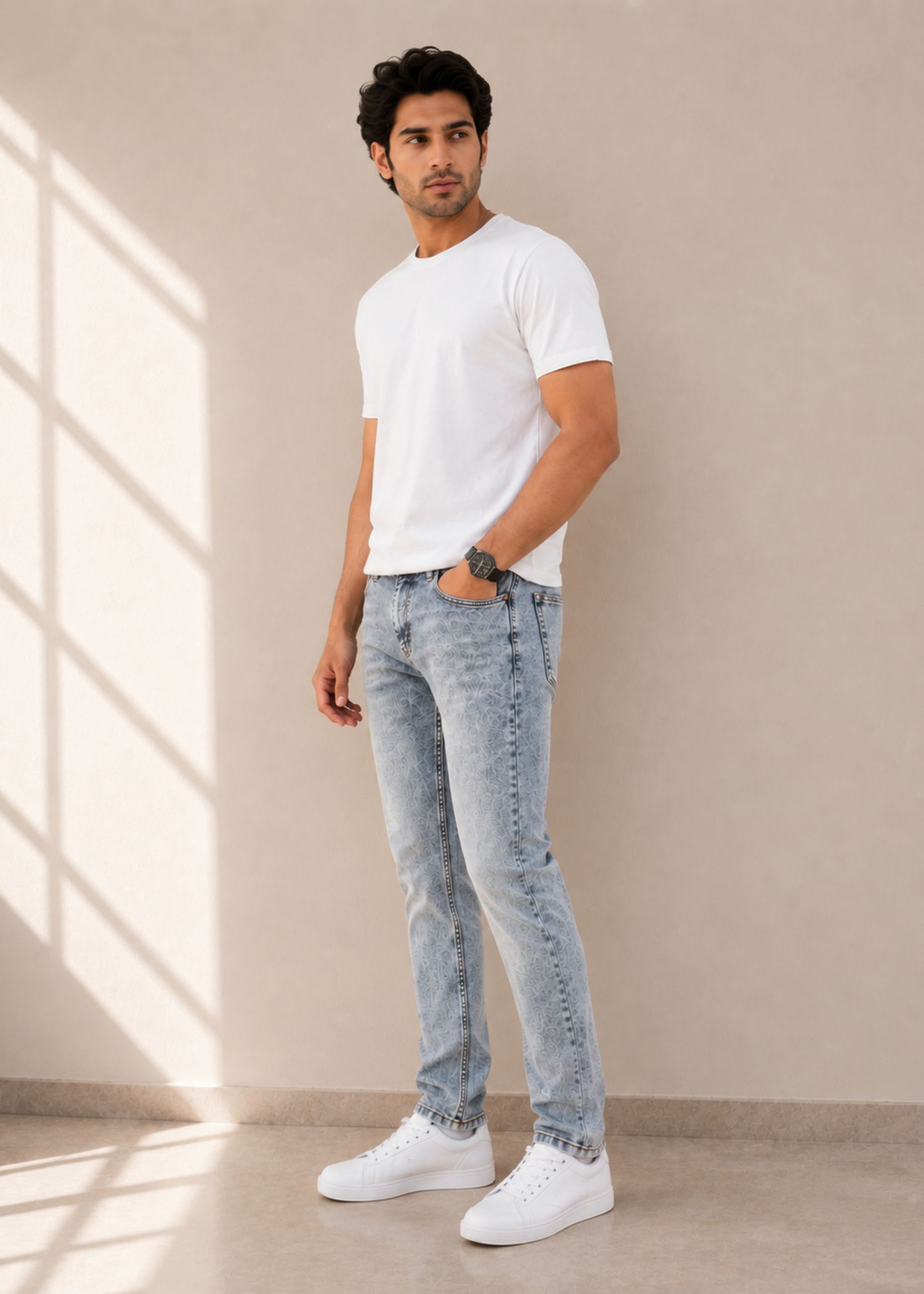 denim Jeans in Light blue