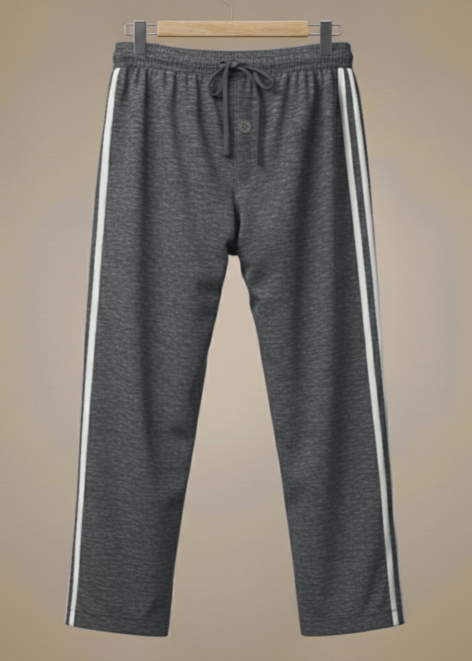 cotton jersey Trousers in Charcoal