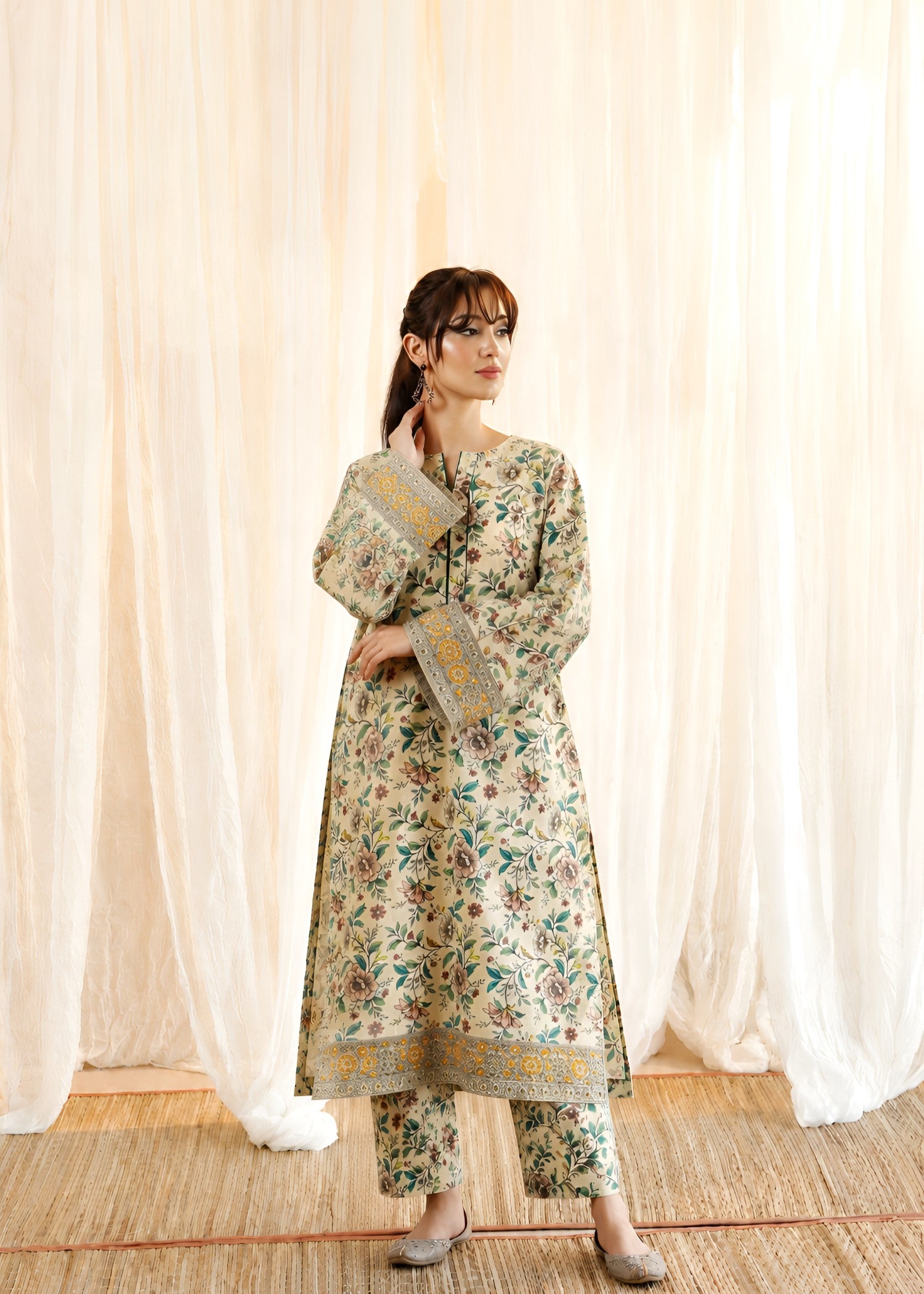 linen Co Ord Sets in Beige