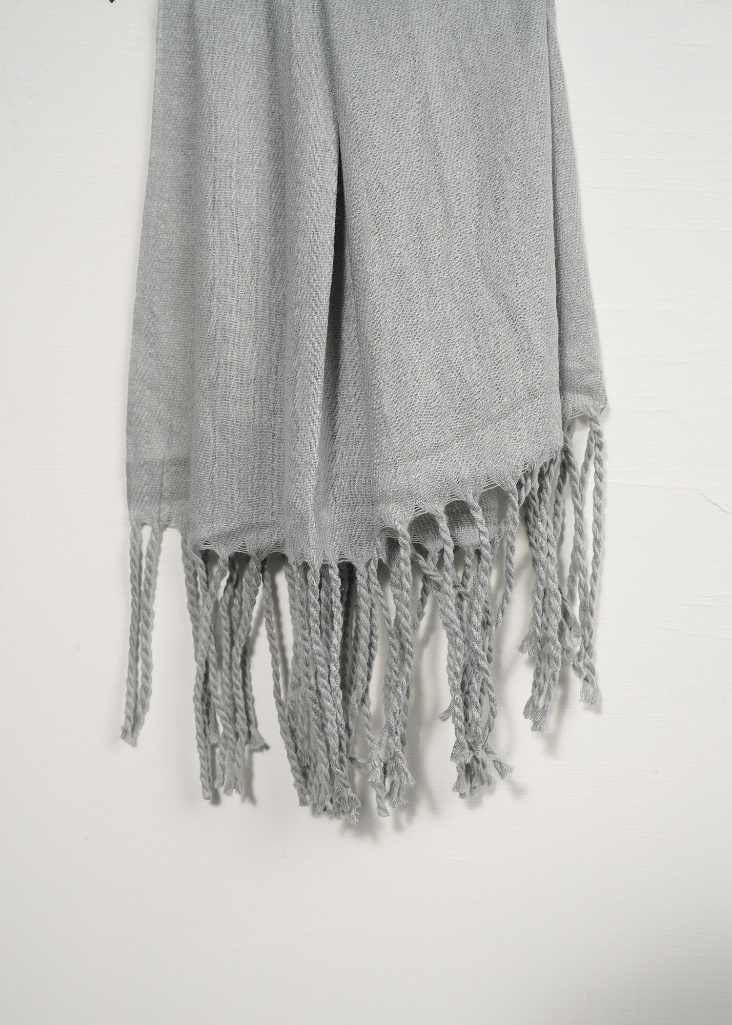cashmere wool Hijab in Battleship grey