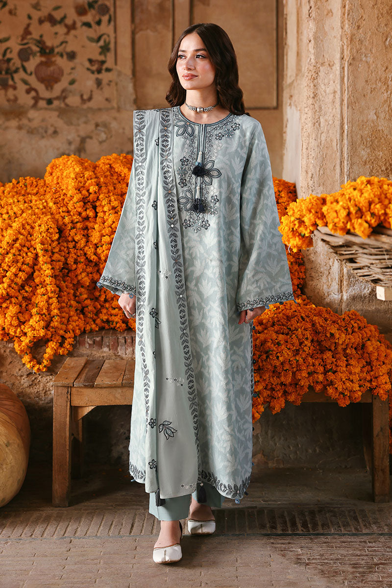Festive – Azure Dream - Embroidered Lawn