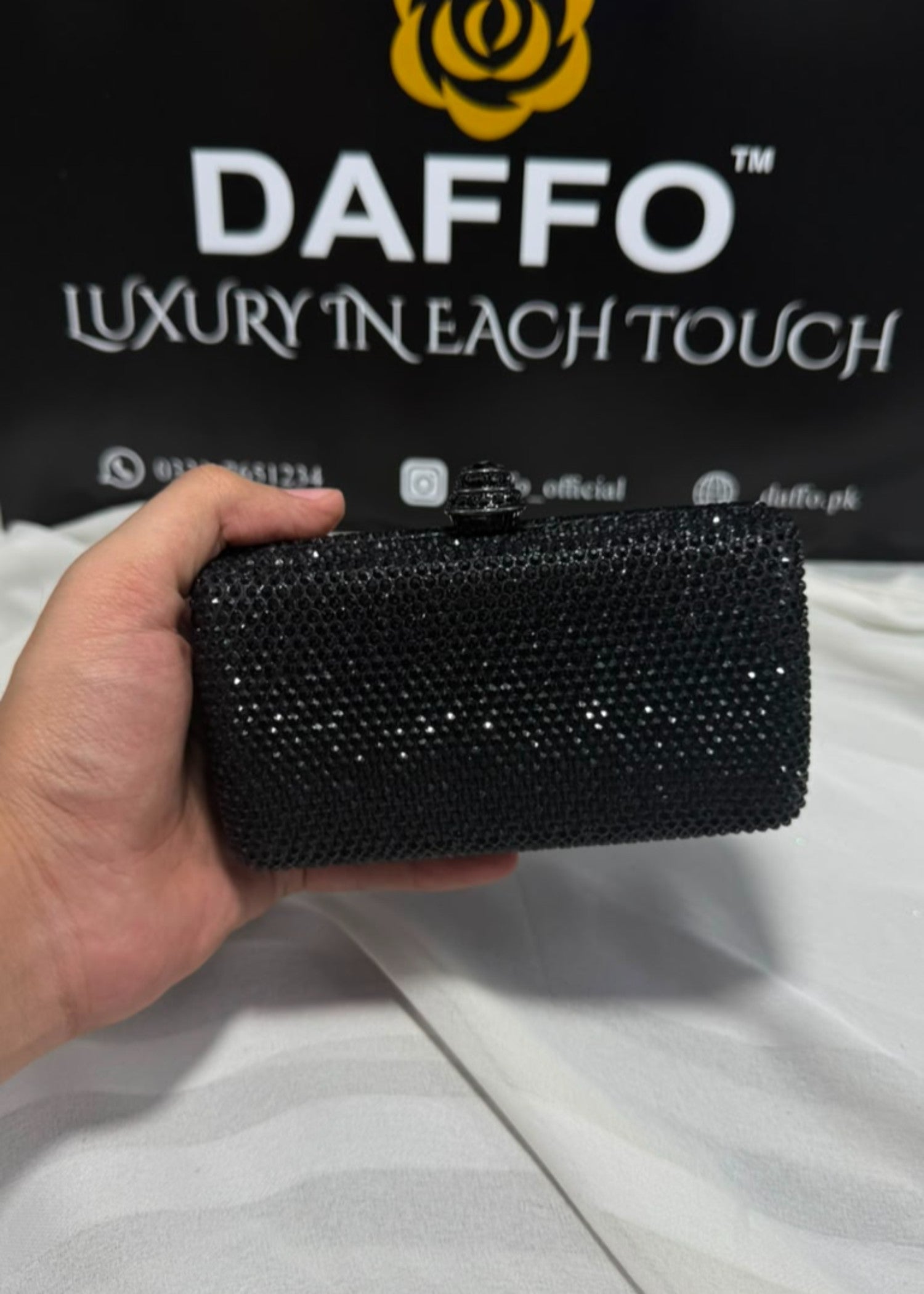 Clutch in Black Color by - Trendy Women Clutch IIE6050