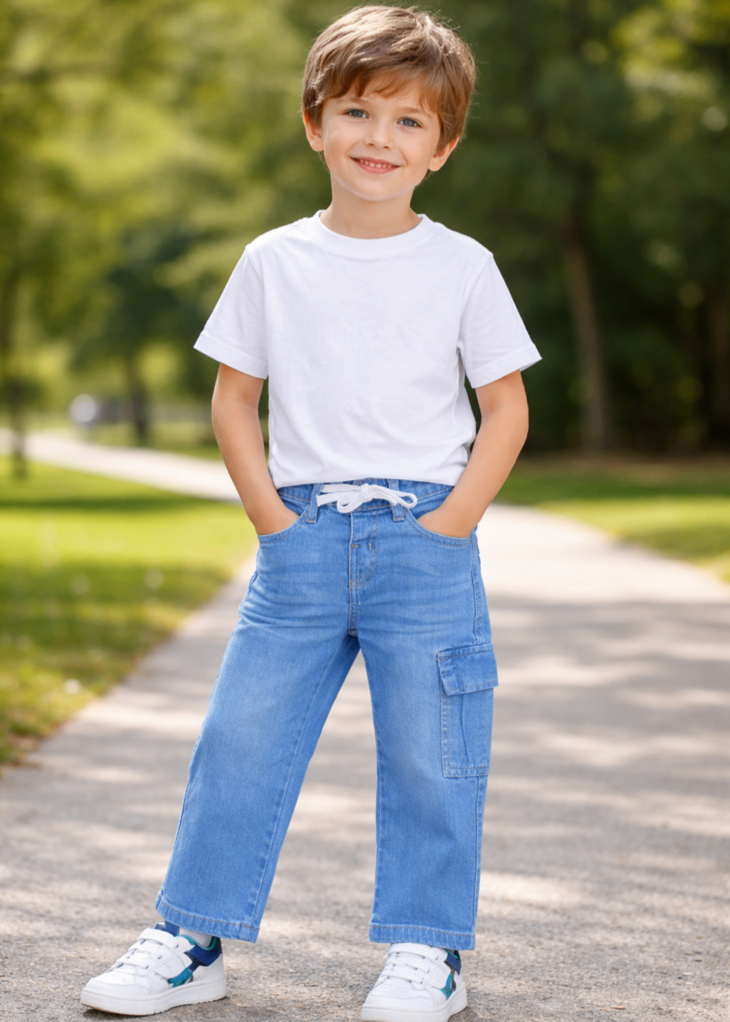 stretch denim Jeans in Blue