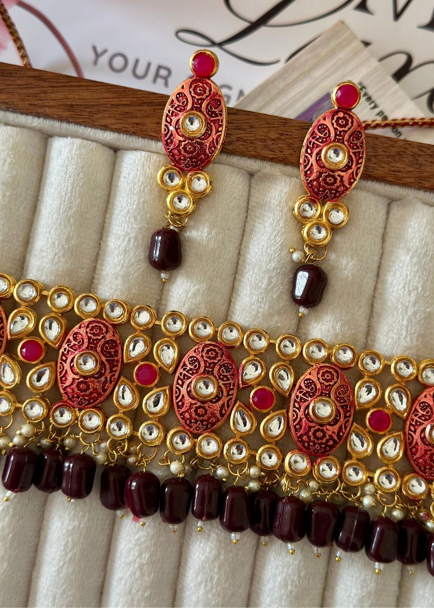 Choker in Multi Color by - Trendy Women Choker MED3755