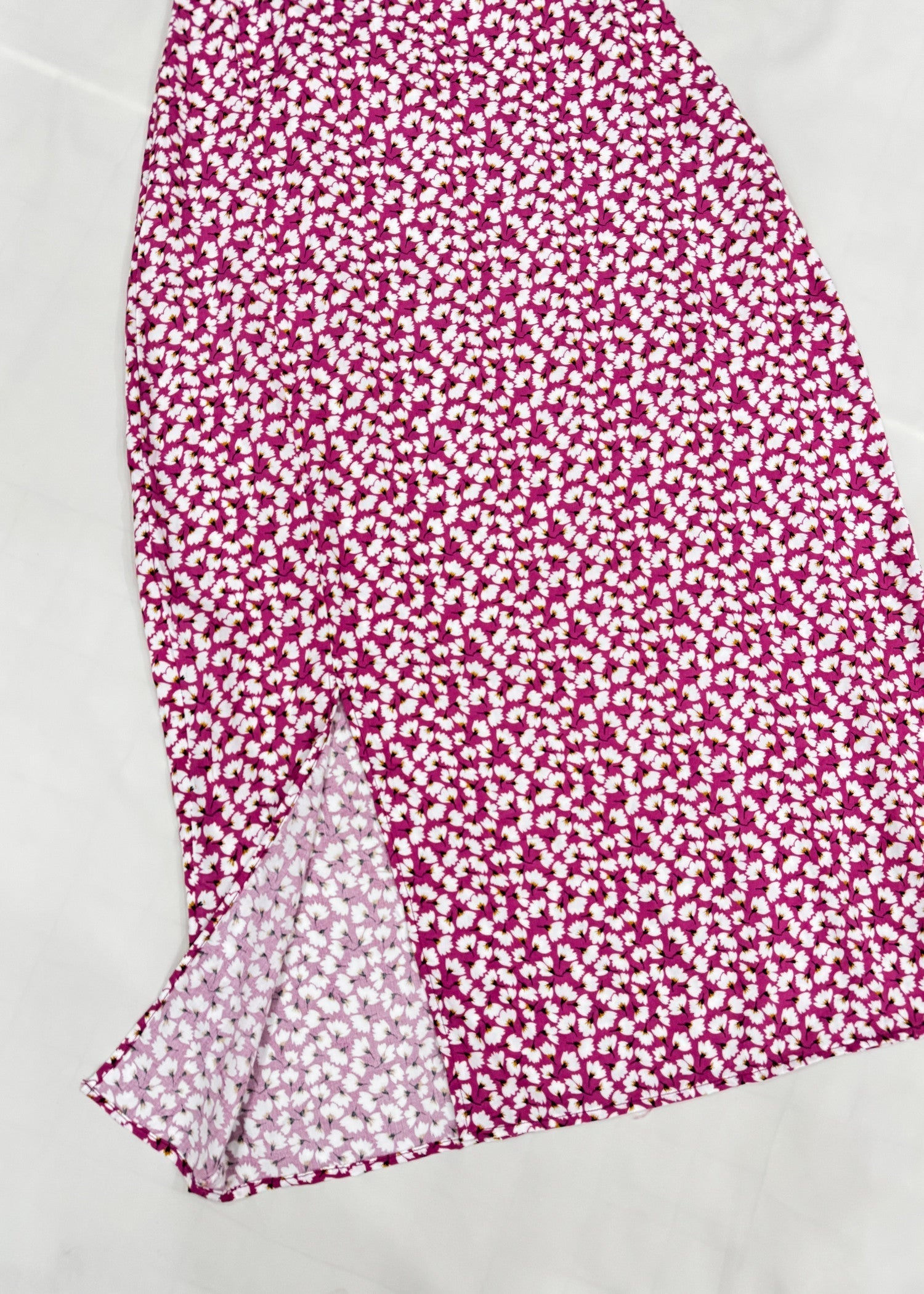 linen Skirt in Pink
